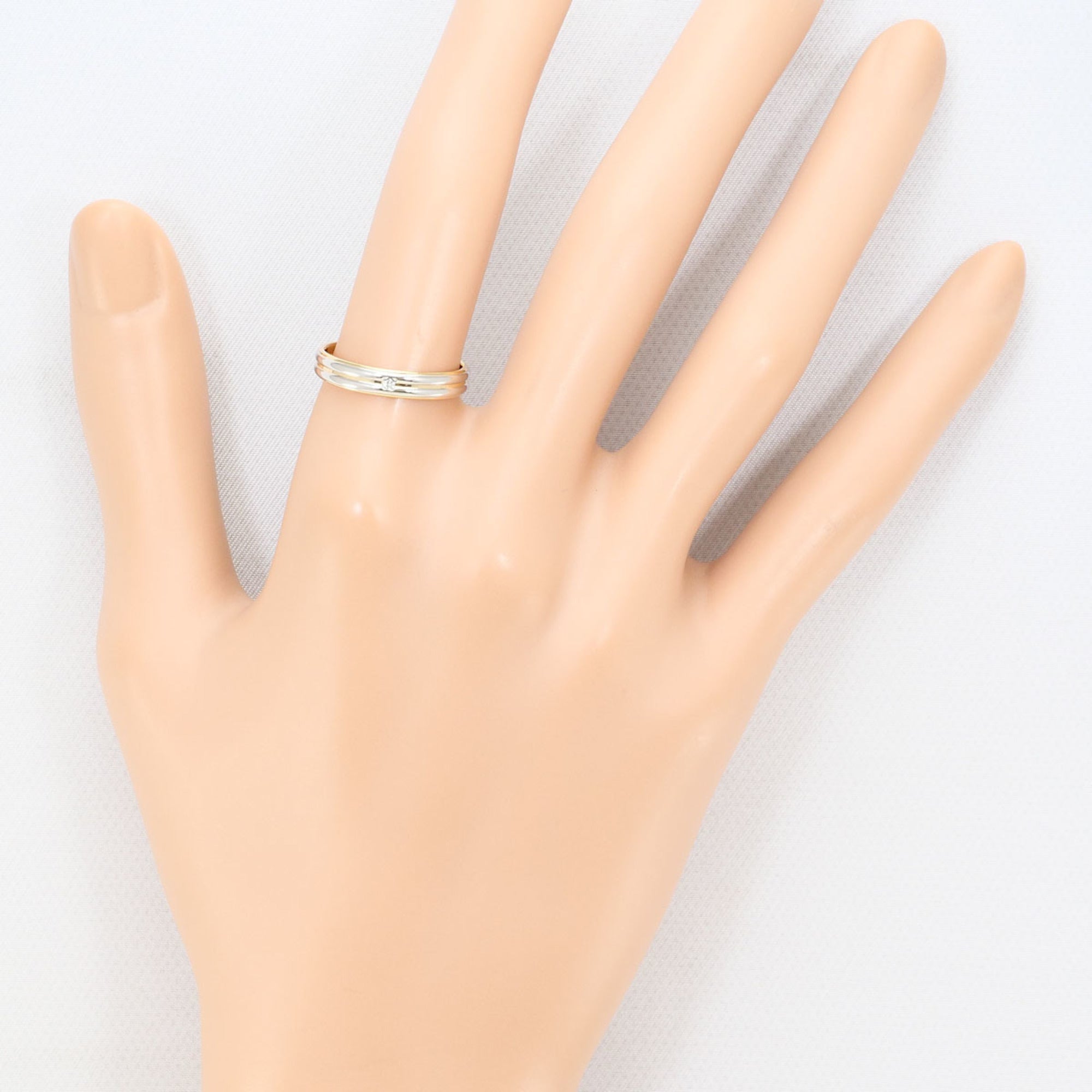 Unbranded Platinum Yellow Gold Yellow Gold (18K) Platinum 900 Band Ring (Pre-Owned)