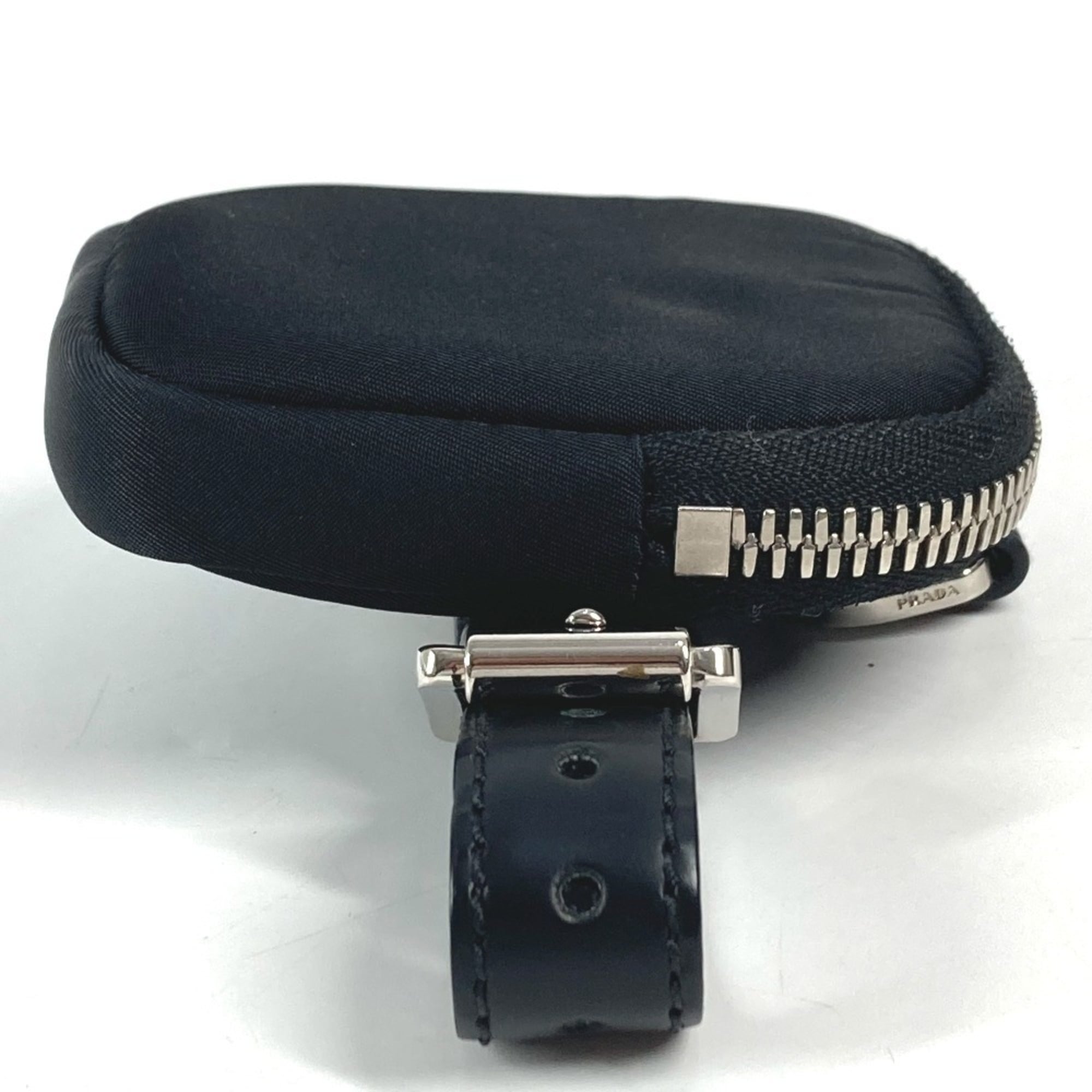 Prada Black Nylon Leather Fanny Pack Pouch (Pre-Owned)