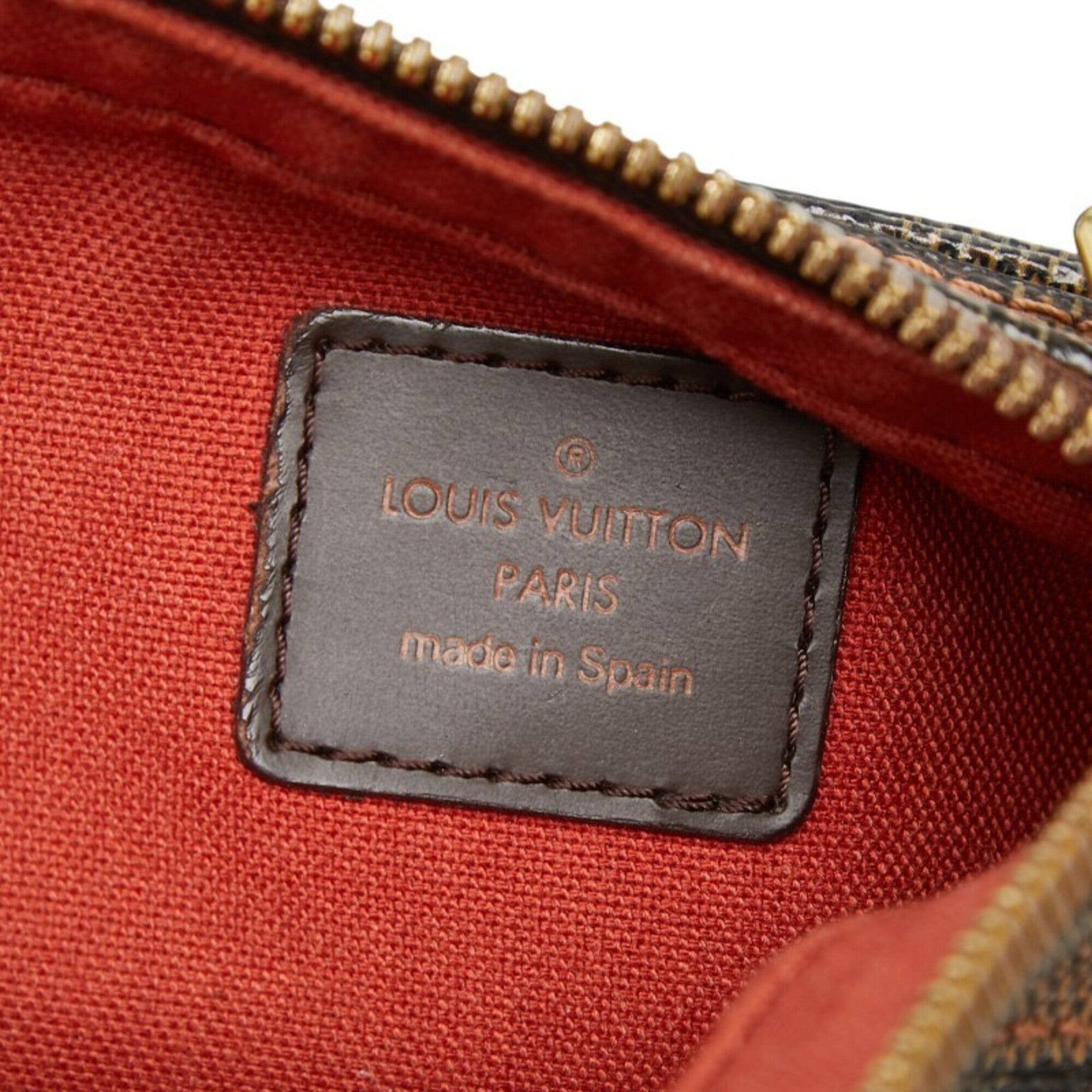 Louis Vuitton Damier Brown Pvc Leather Sling Bag (Pre-Owned)