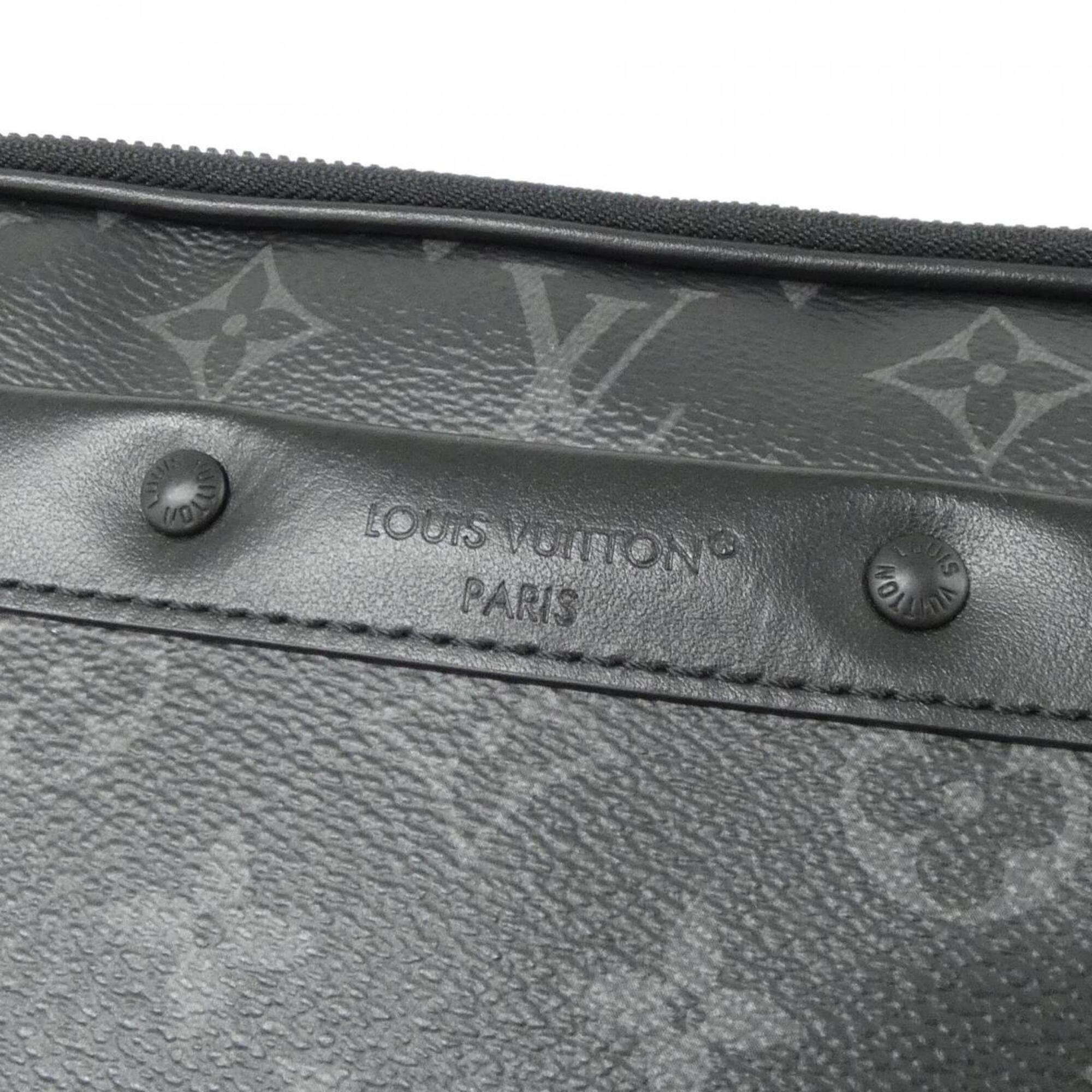 Louis Vuitton Monogram Eclipse Black Coated Canvas Shoulder Bag (Pre-Owned)