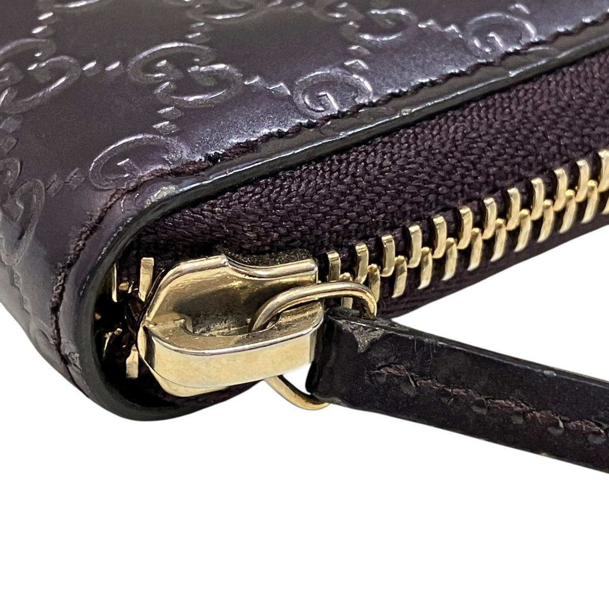Gucci Microguccissima Purple Leather Coin Purse/Coin Case (Pre-Owned)
