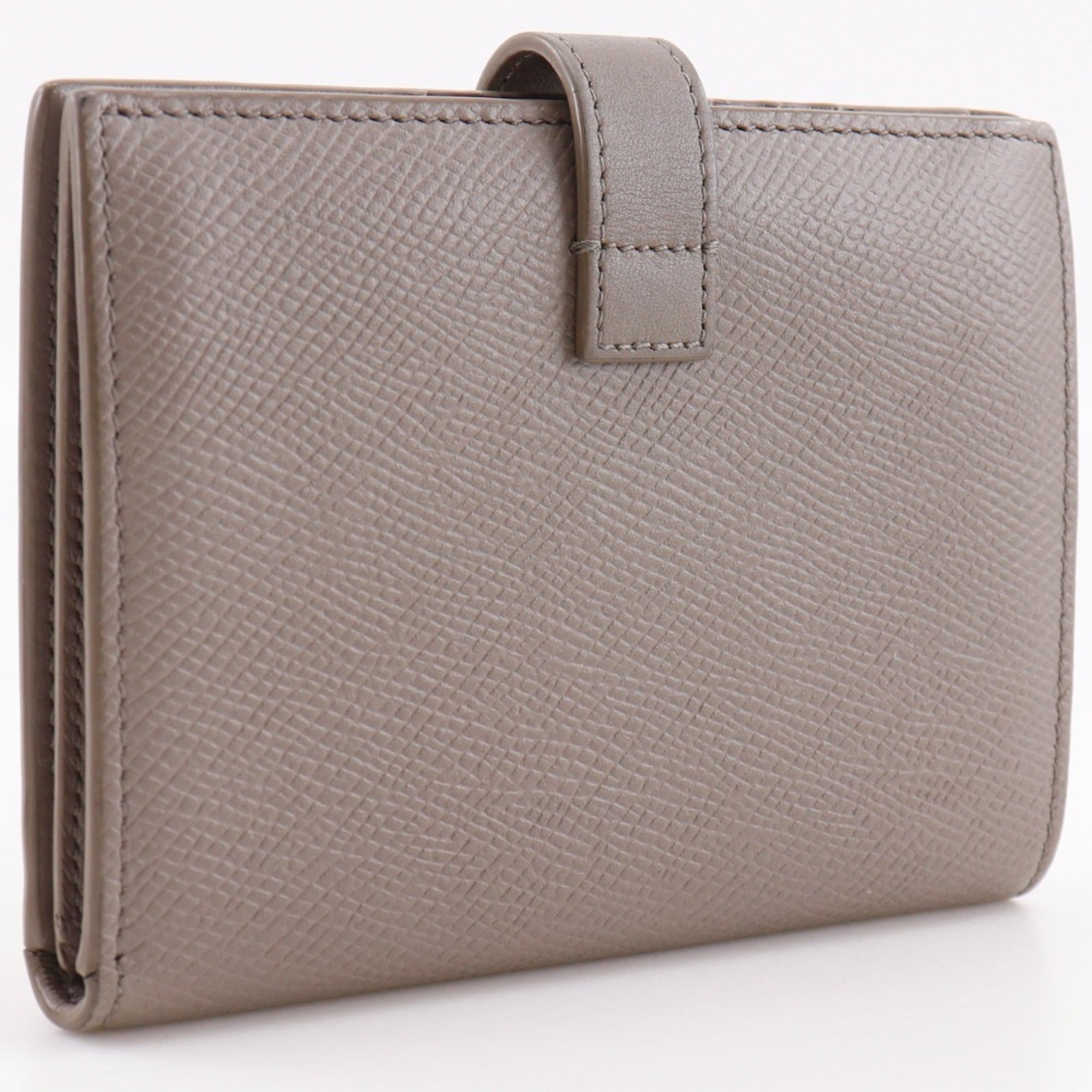 Celine Grayish Leather Wallet (Bi-Fold) (Pre-Owned)