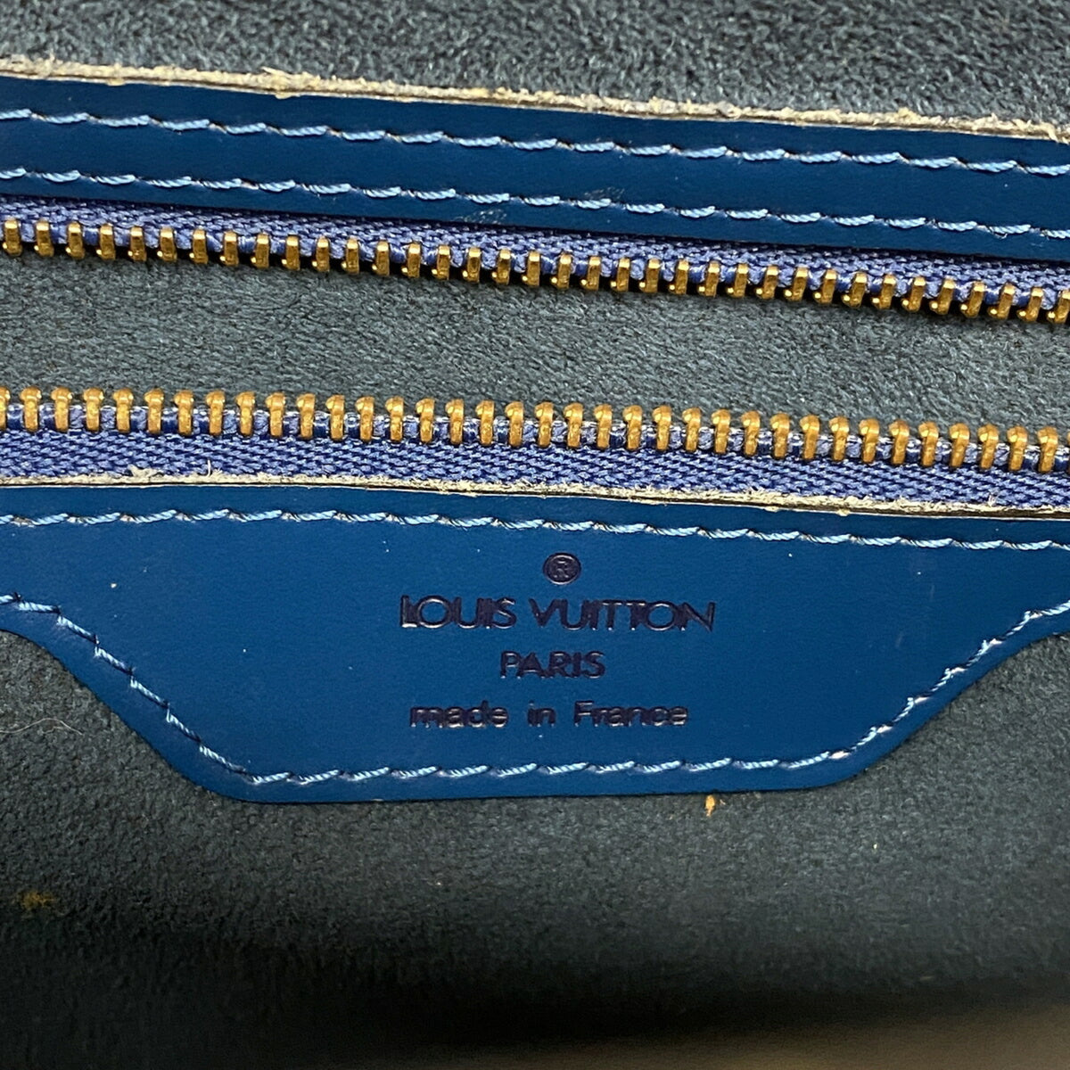 Louis Vuitton Toledo Blue Shoulder Bag (Pre-Owned)