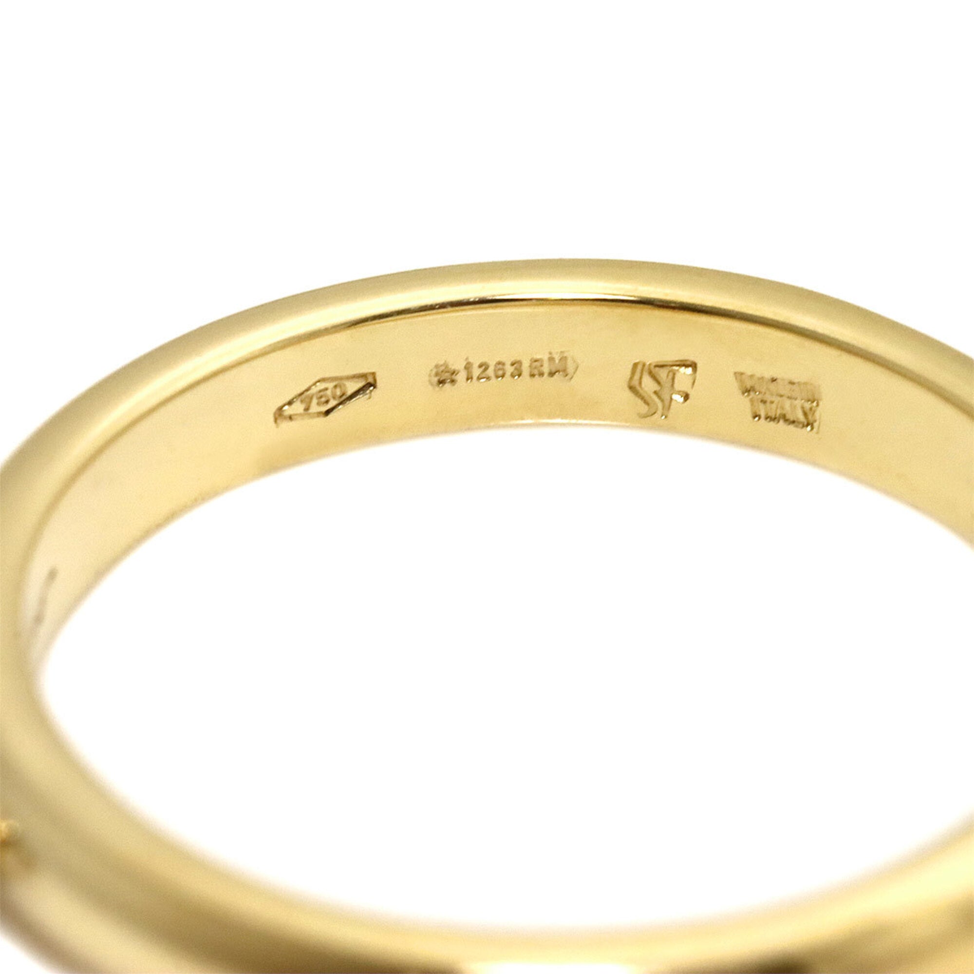 Salvatore Ferragamo White Gold Yellow Gold Yellow Gold (18K) White Gold (18K) Band Ring (Pre-Owned)