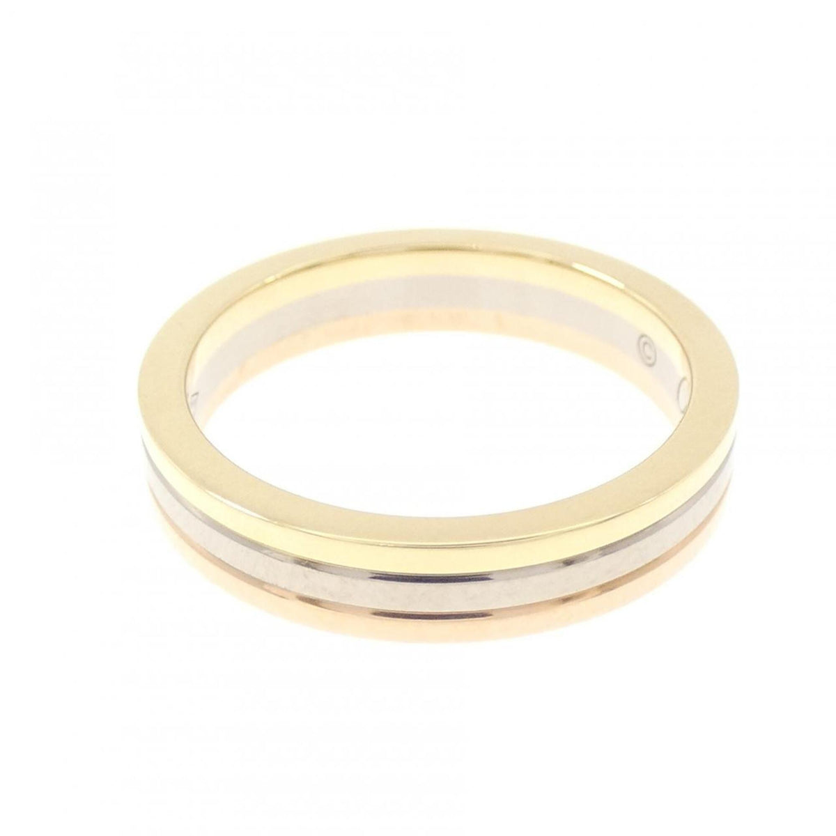 Cartier Pink Gold White Gold Yellow Gold Yellow Gold (18K) Pink Gold (18K) White Gold (18K) Band Ring (Pre-Owned)