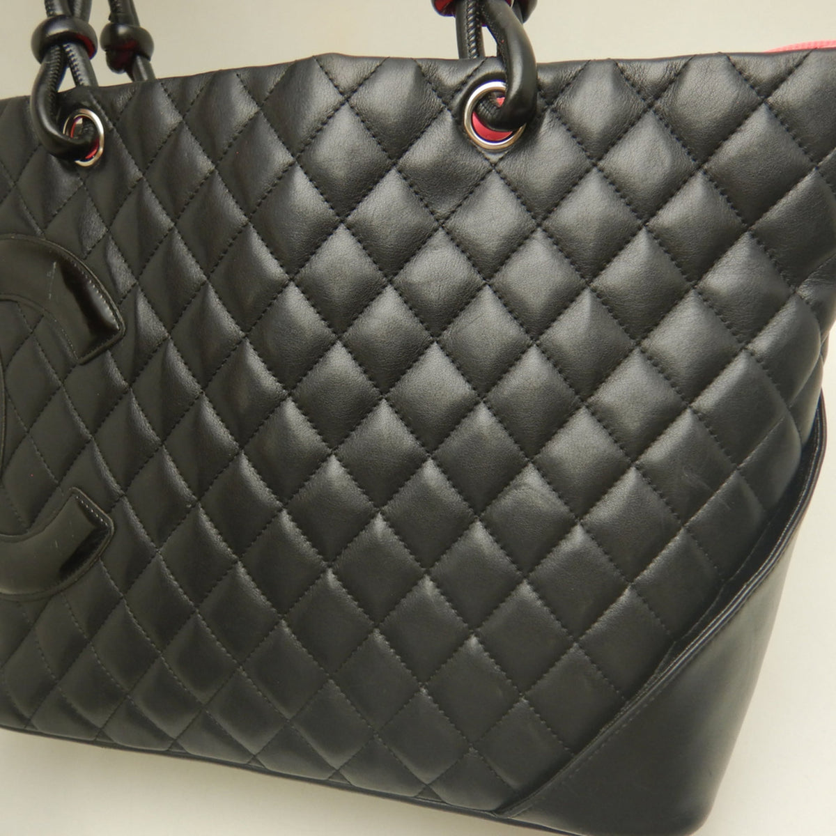 Chanel Black Leather Tote Bag (Pre-Owned)