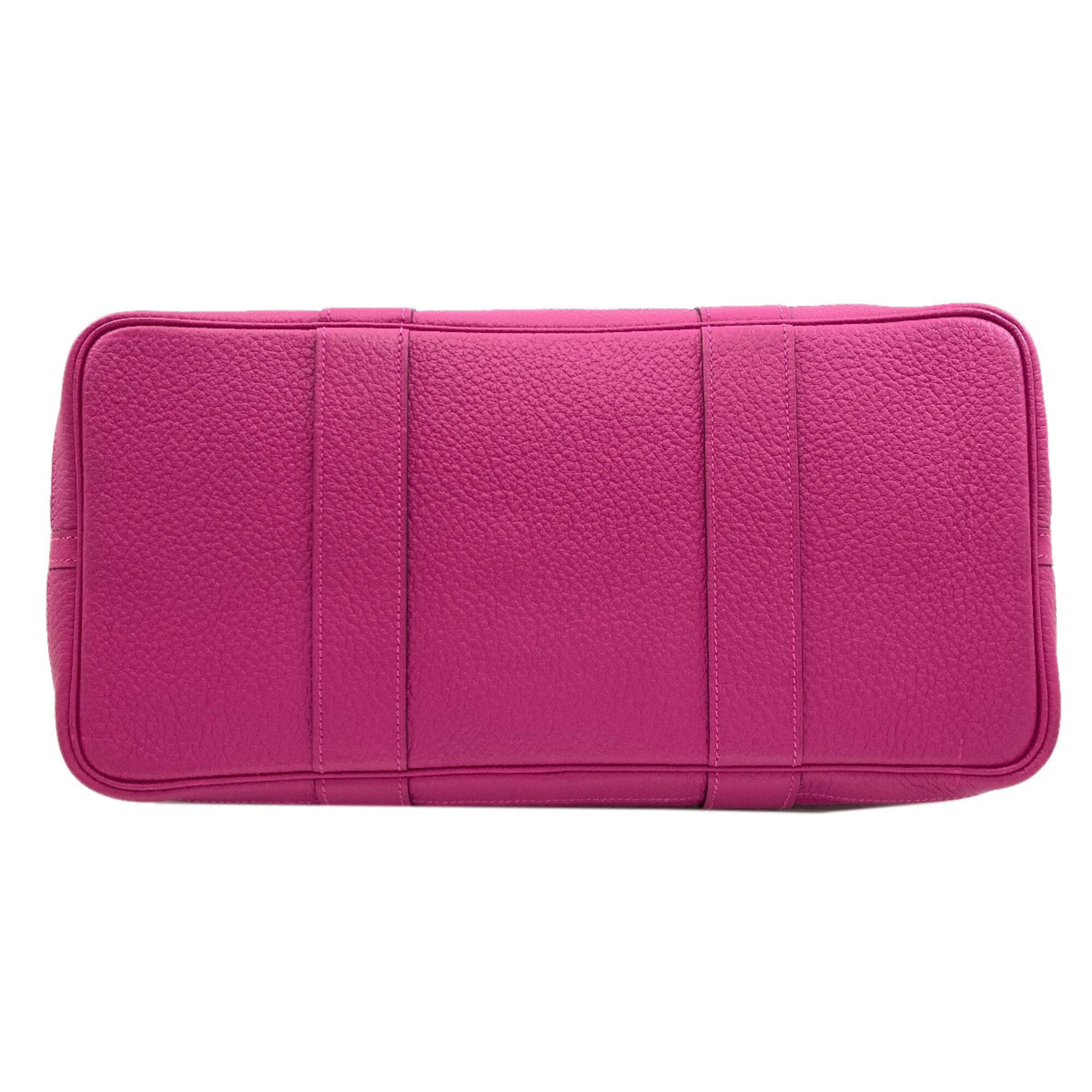 Hermes Pink Purple Negonda Leather Handbag (Pre-Owned)