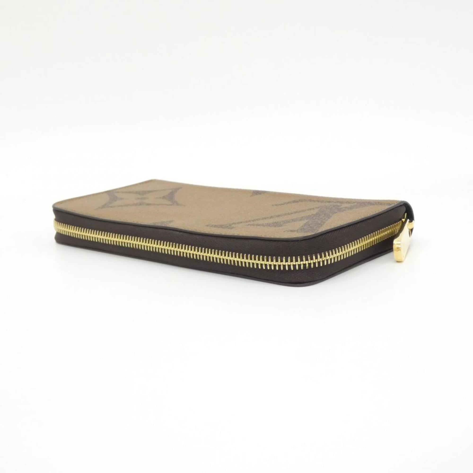 Louis Vuitton Marron Monogram Monogram Coated Canvas Long Wallet (Bi-Fold) (Pre-Owned)