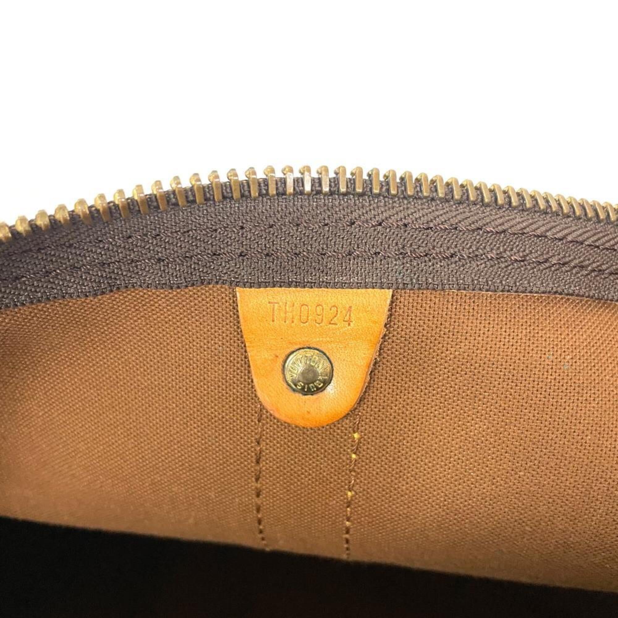 Louis Vuitton Brown Monogram Canvas Boston Bag (Pre-Owned)