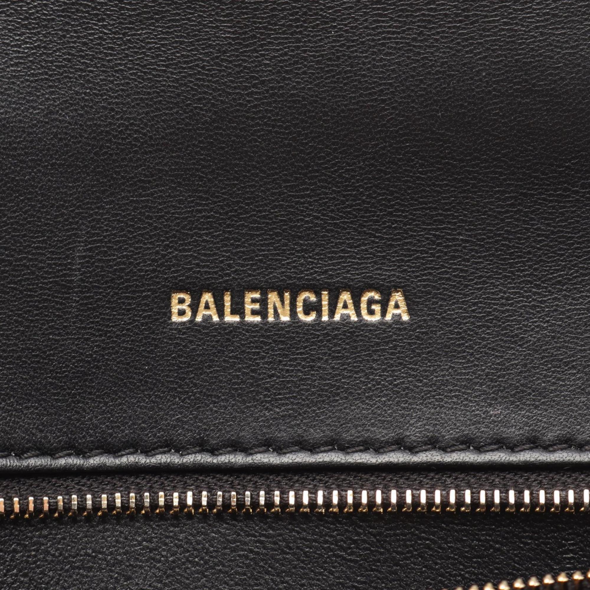 Balenciaga Black Leather Handbag (Pre-Owned)