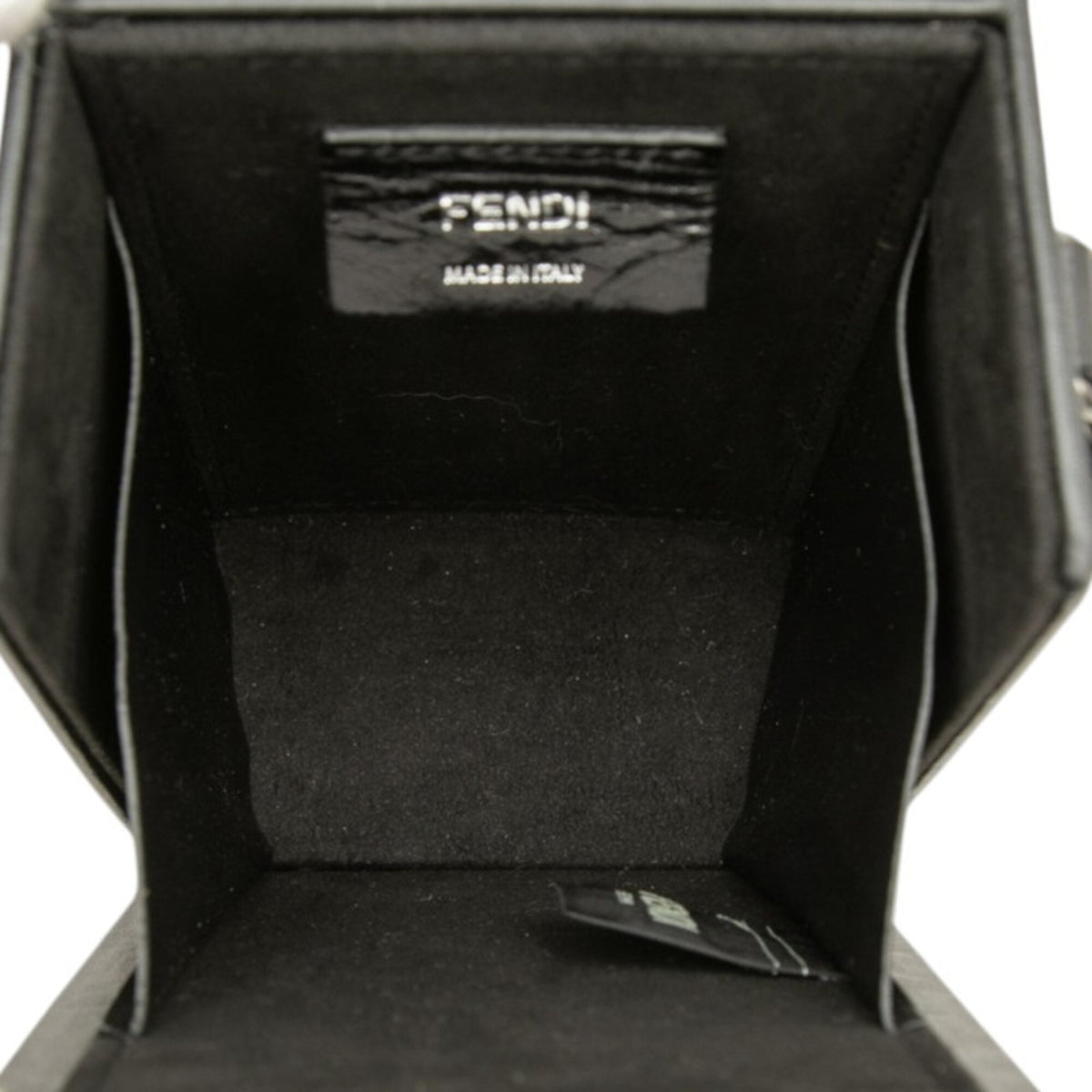 Fendi Black Leather Shoulder Bag (Pre-Owned)