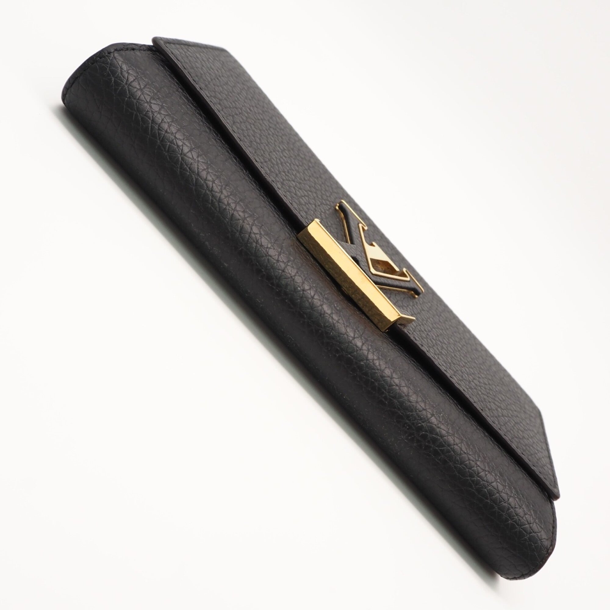 Louis Vuitton Black Noir Pink Leather Coin Purse/Coin Case (Pre-Owned)