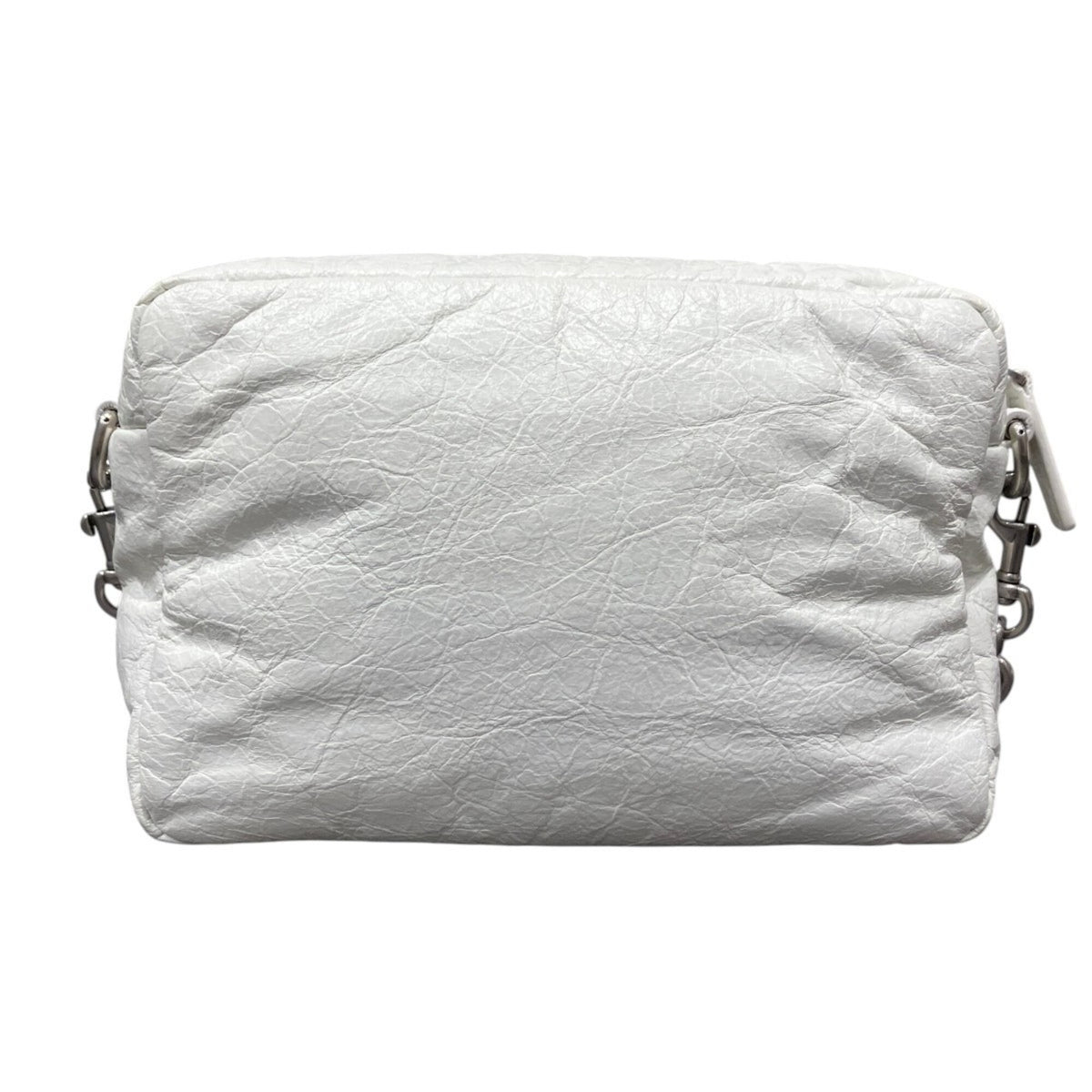 Balenciaga White Leather Shoulder Bag (Pre-Owned)
