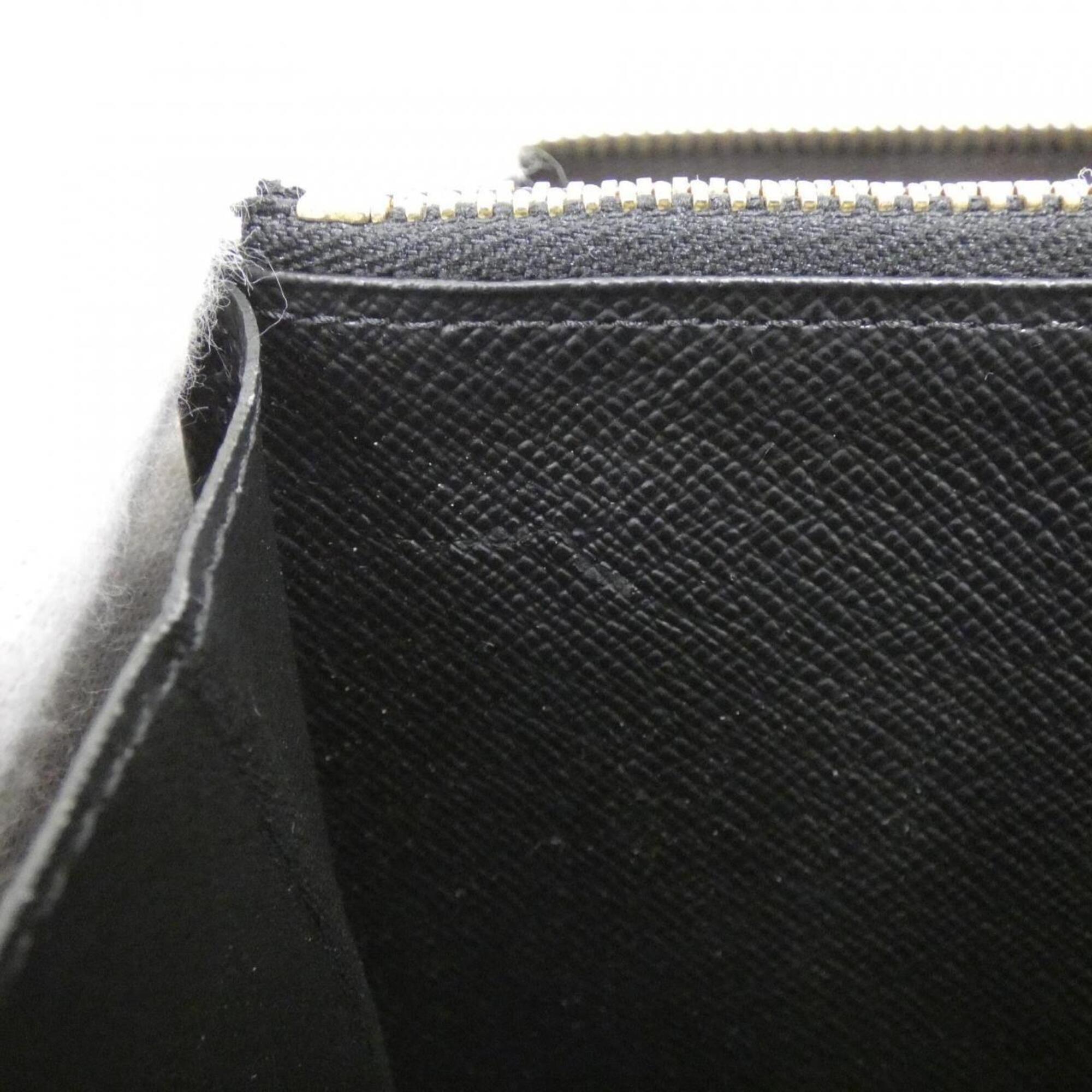 Louis Vuitton Brown Coated Canvas Long Wallet (Bi-Fold) (Pre-Owned)