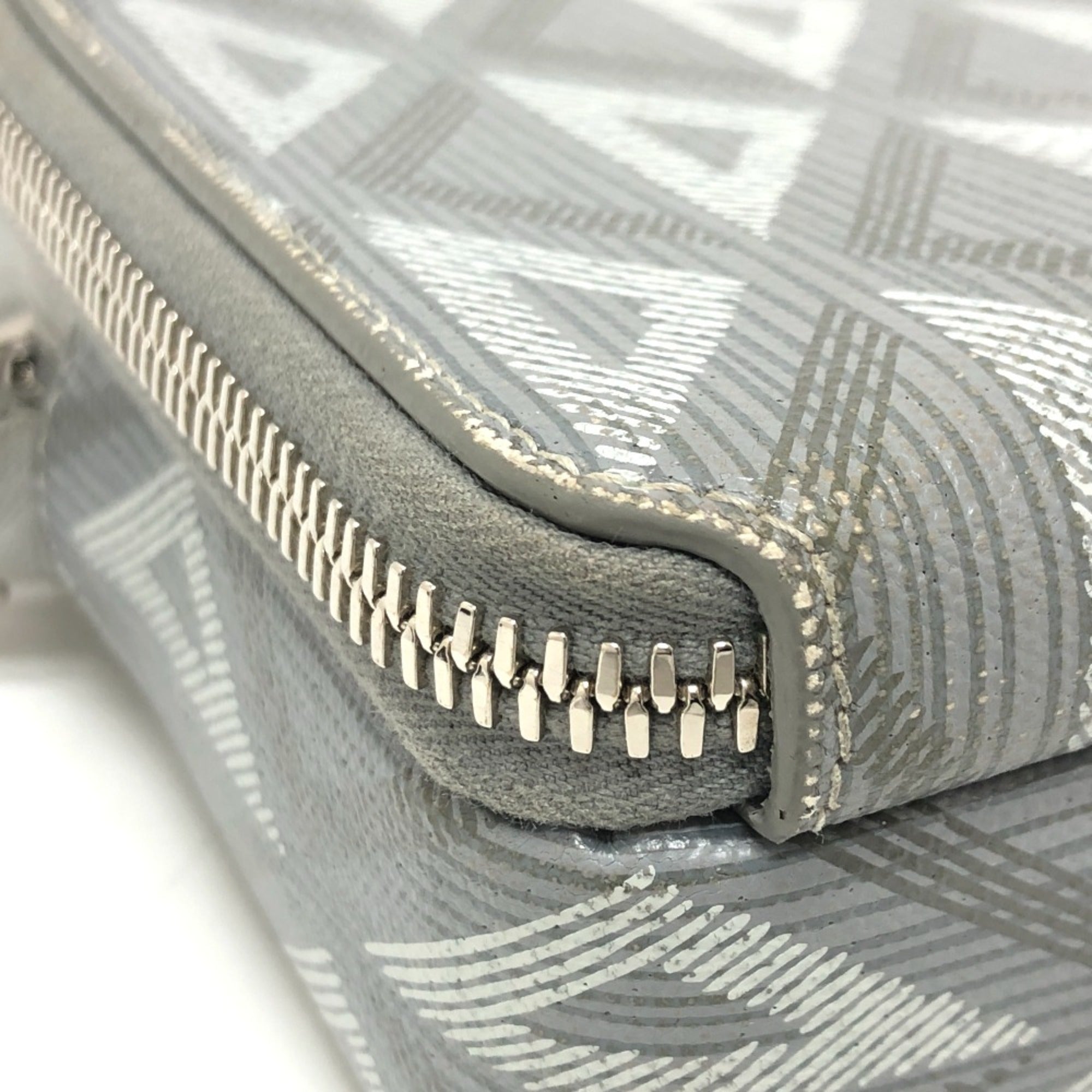 Christian Dior Gray Cloth Shoulder Bag (Pre-Owned)