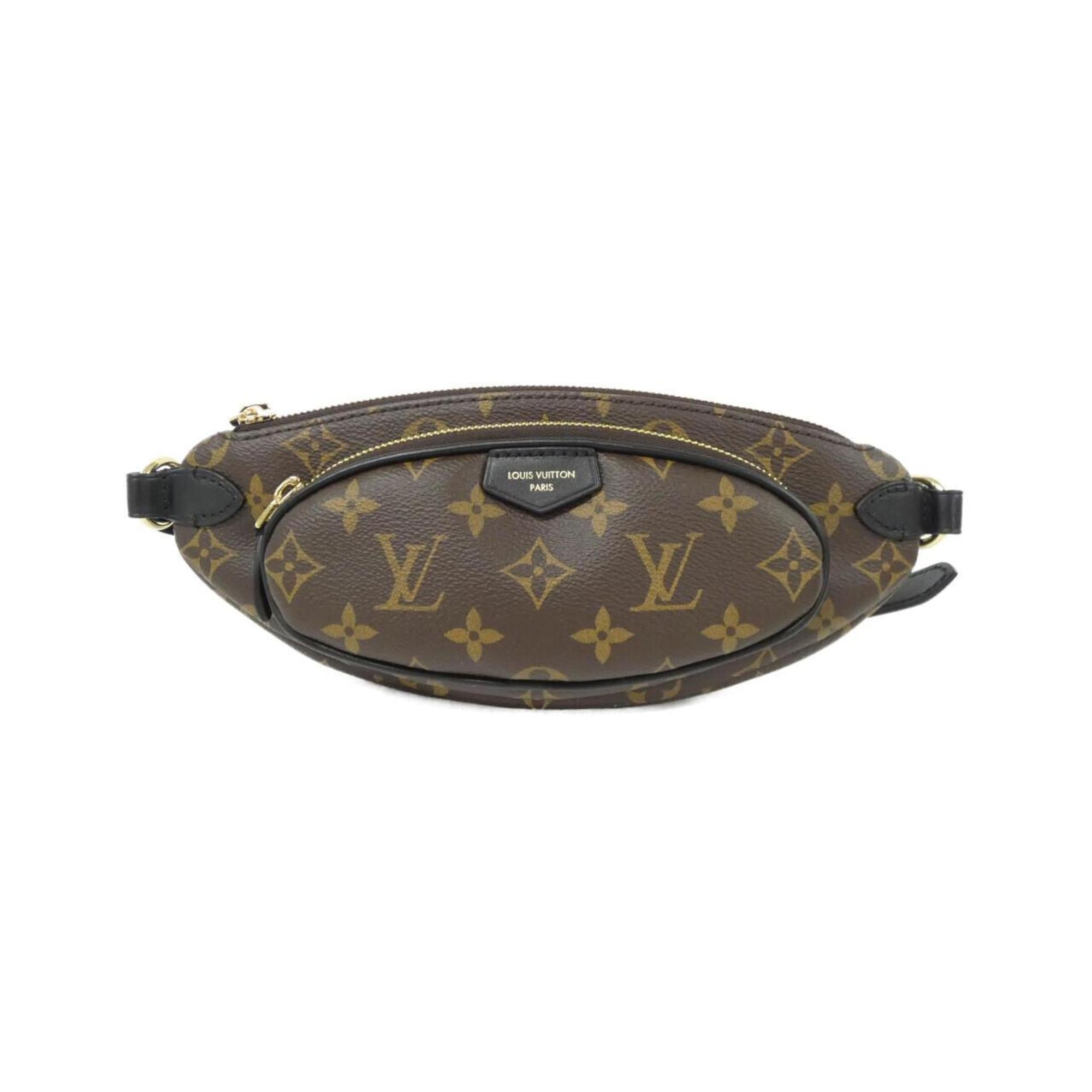 Louis Vuitton Monogram Brown Coated Canvas Handbag (Pre-Owned)