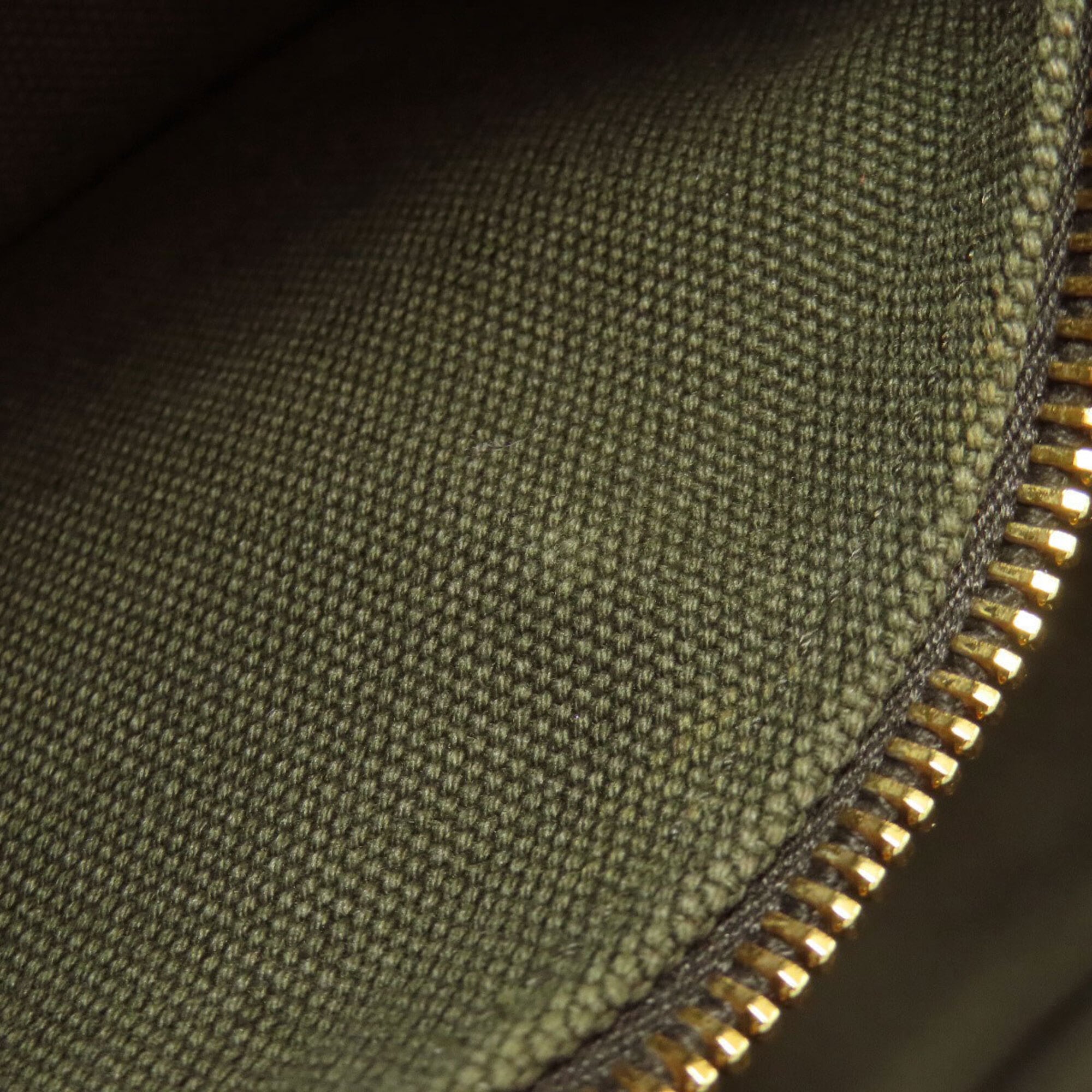 Prada Canapa Green Canvas Tote Bag (Pre-Owned)