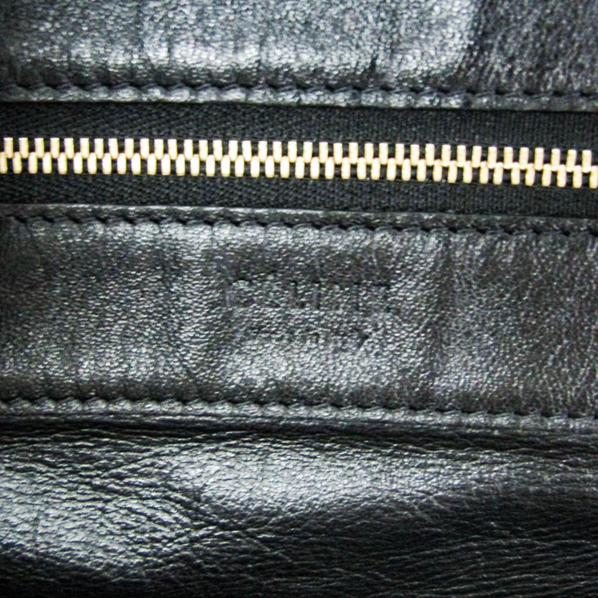 Celine Cabas Black Leather Tote Bag (Pre-Owned)