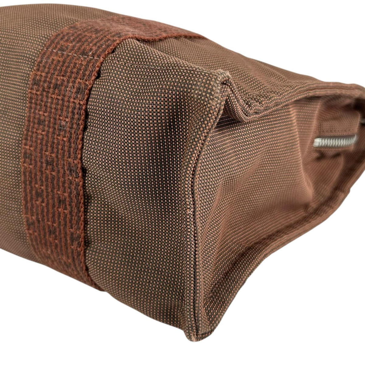 Hermes Brown Canvas Backpack (Pre-Owned)