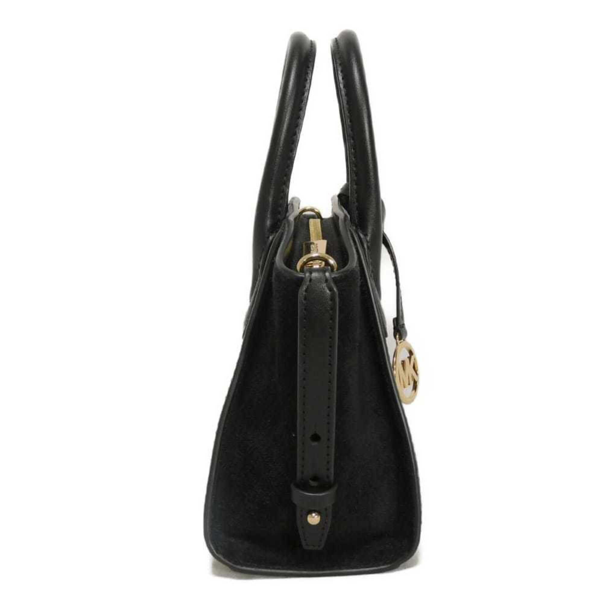 Michael Kors Black Suede Handbag (Pre-Owned)
