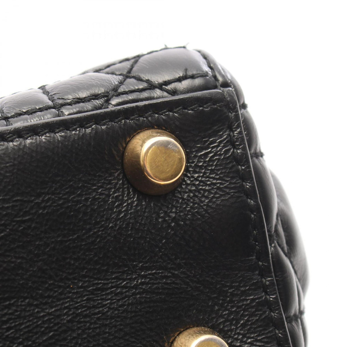 Christian Dior Black Leather Handbag (Pre-Owned)
