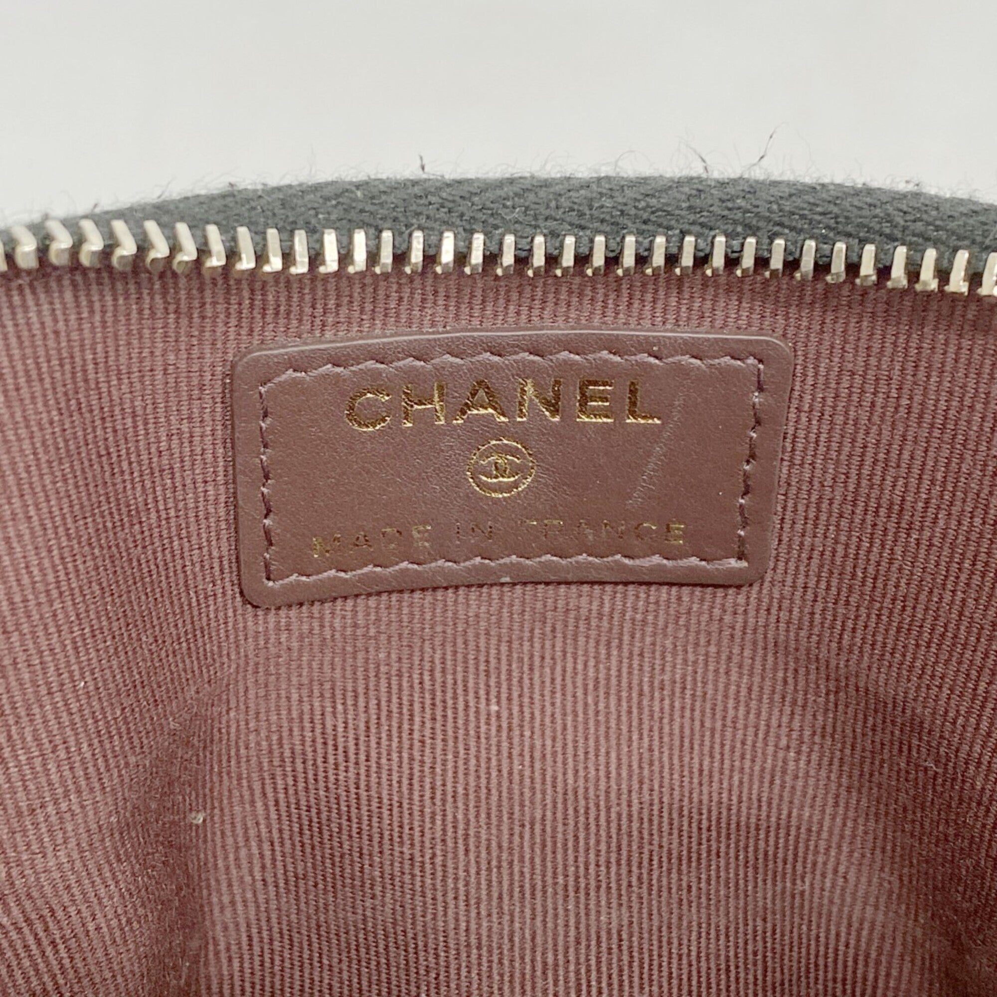 Chanel Black Grained Calfskin Coin Purse/Coin Case (Pre-Owned)