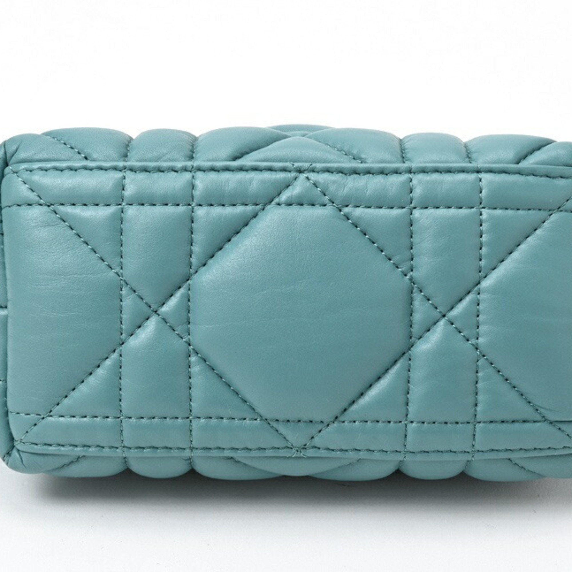 Christian Dior Blue Leather Handbag (Pre-Owned)