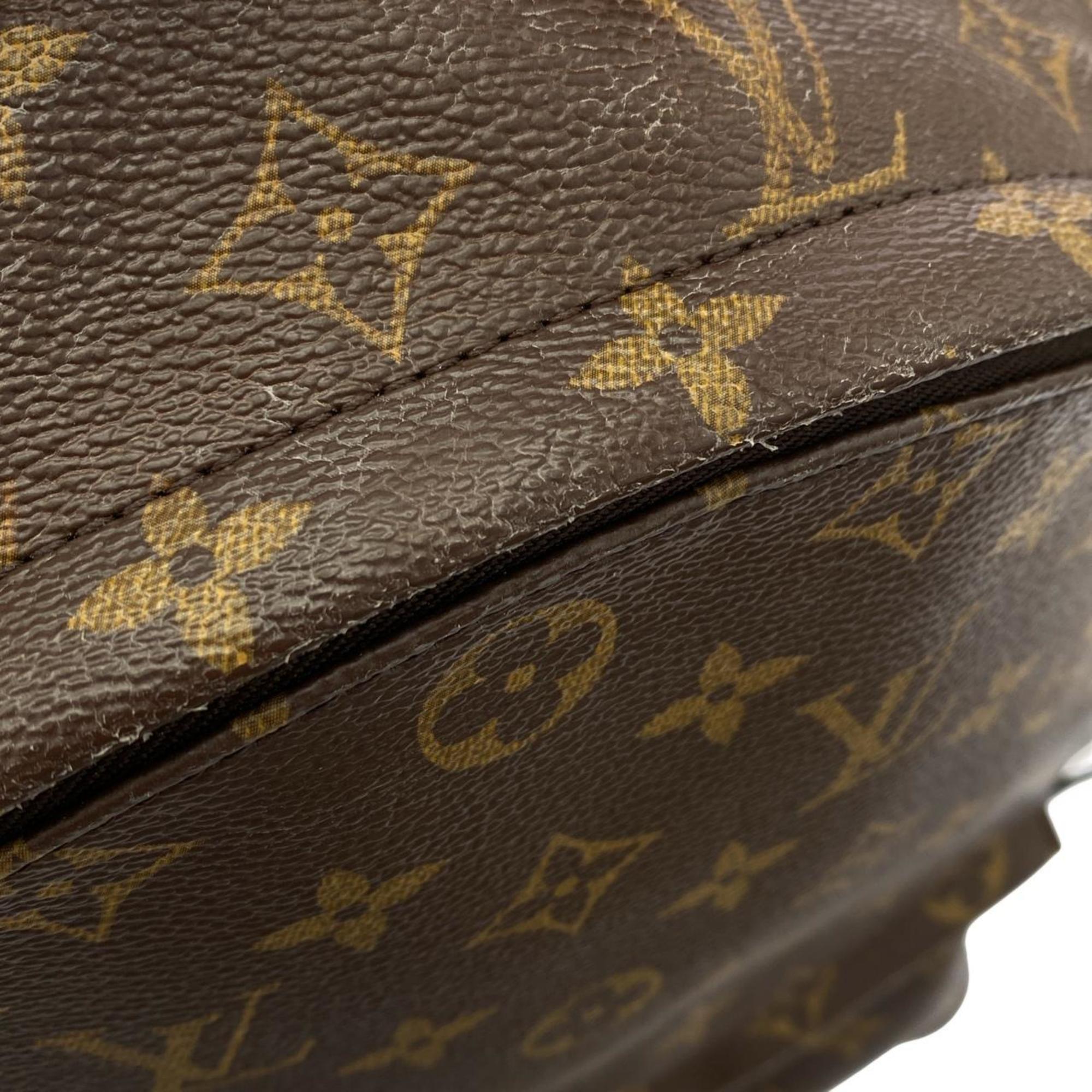 Louis Vuitton Brown Coated Canvas Backpack (Pre-Owned)