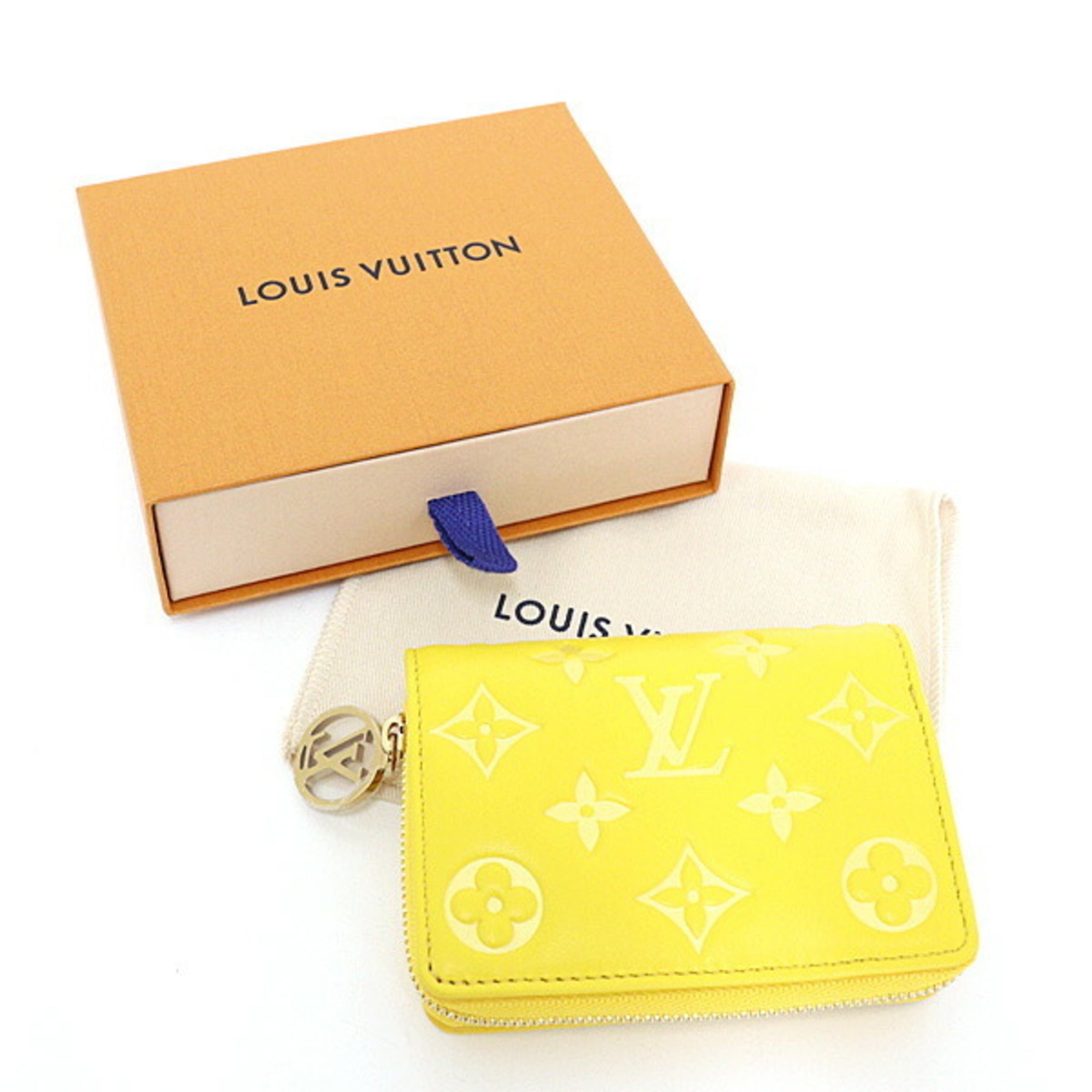 Louis Vuitton Yellow Monogram Empreinte Wallet (Bi-Fold) (Pre-Owned)