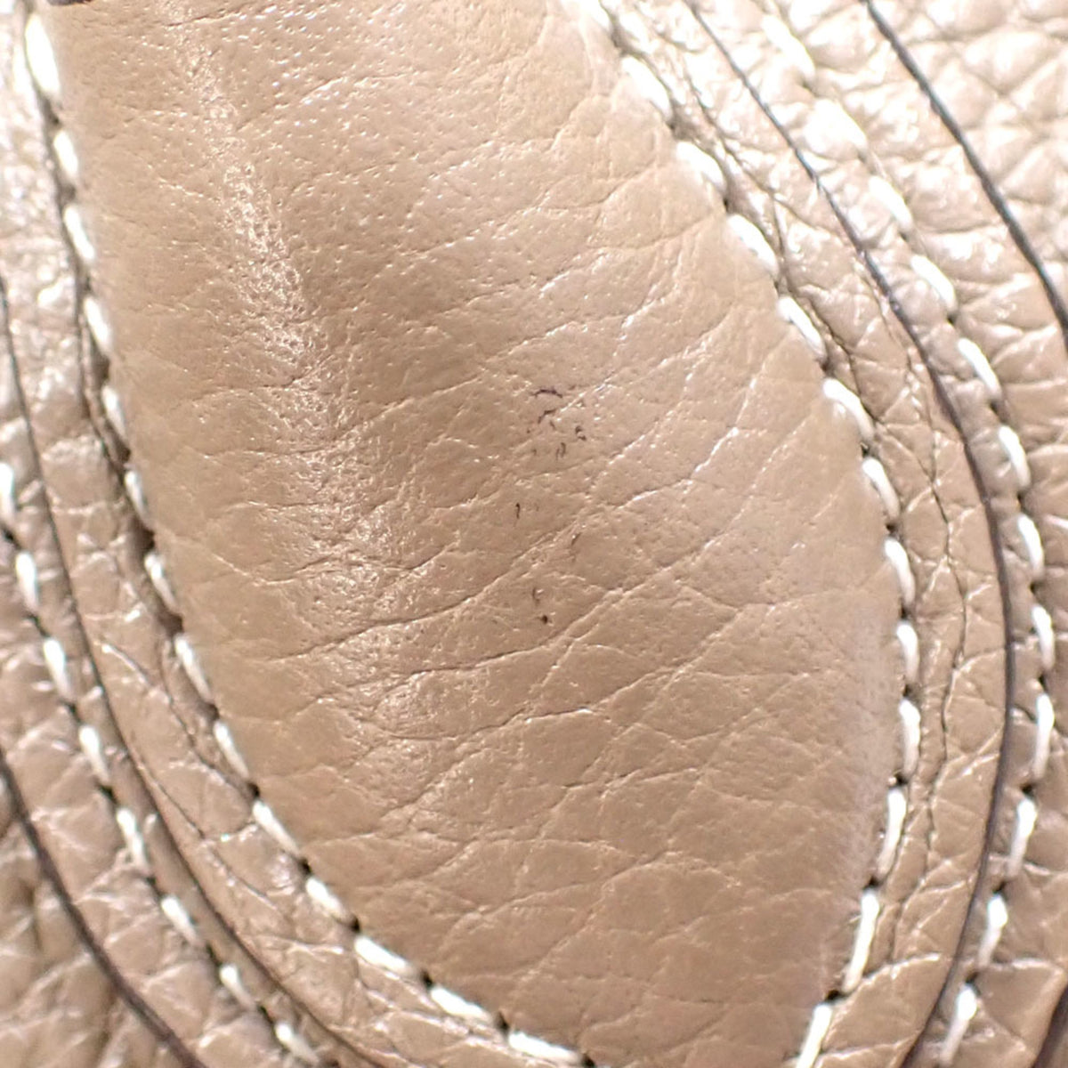 Celine Luggage Grayish Leather Handbag (Pre-Owned)