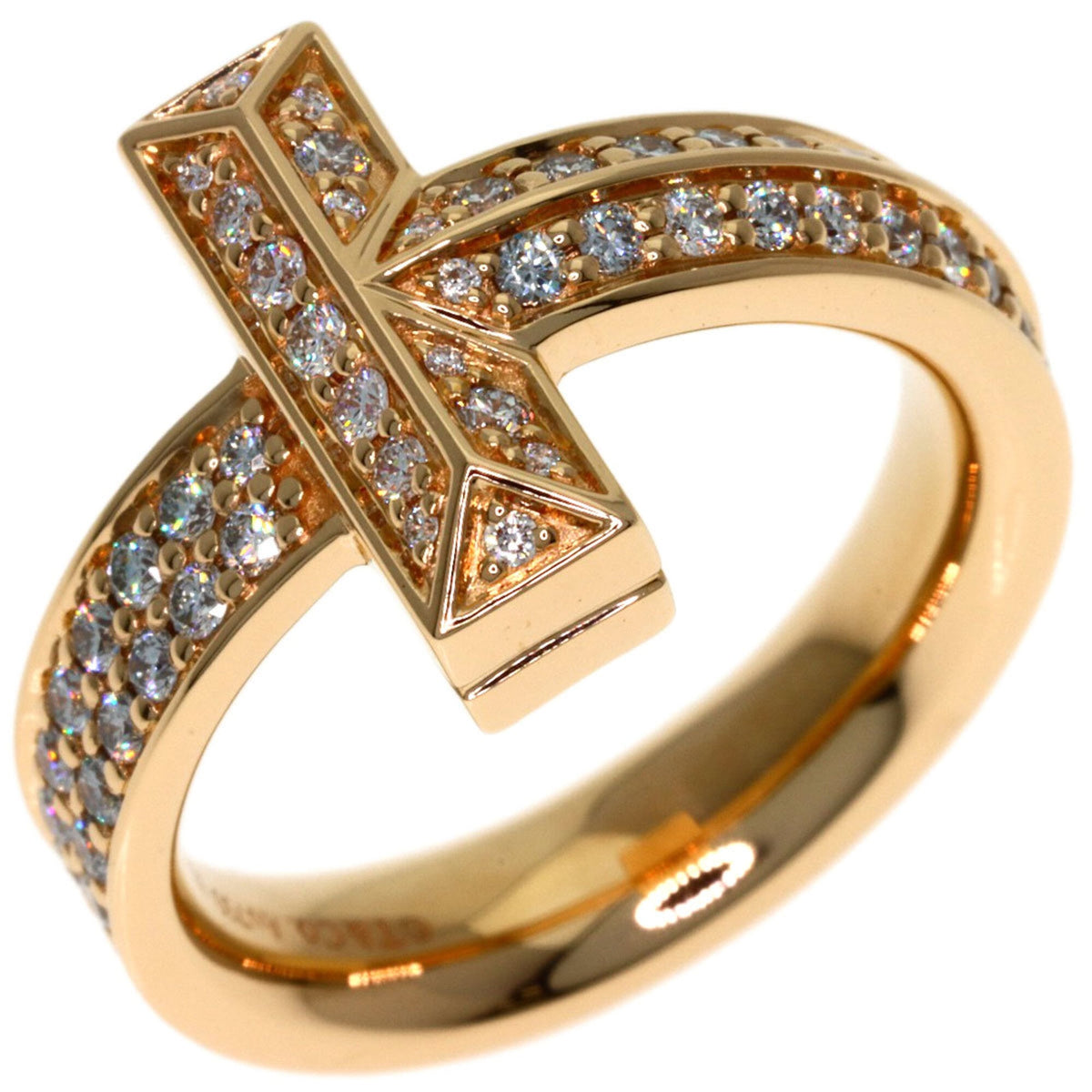 Tiffany Pink Gold (18K) Band Ring (Pre-Owned)