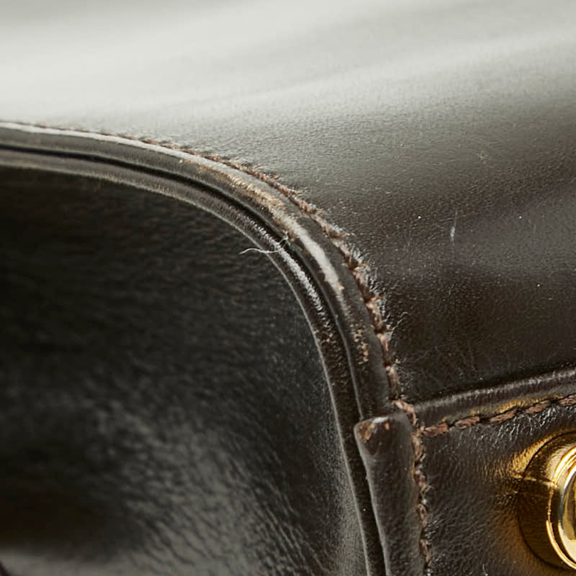 Salvatore Ferragamo Brown Leather Handbag (Pre-Owned)