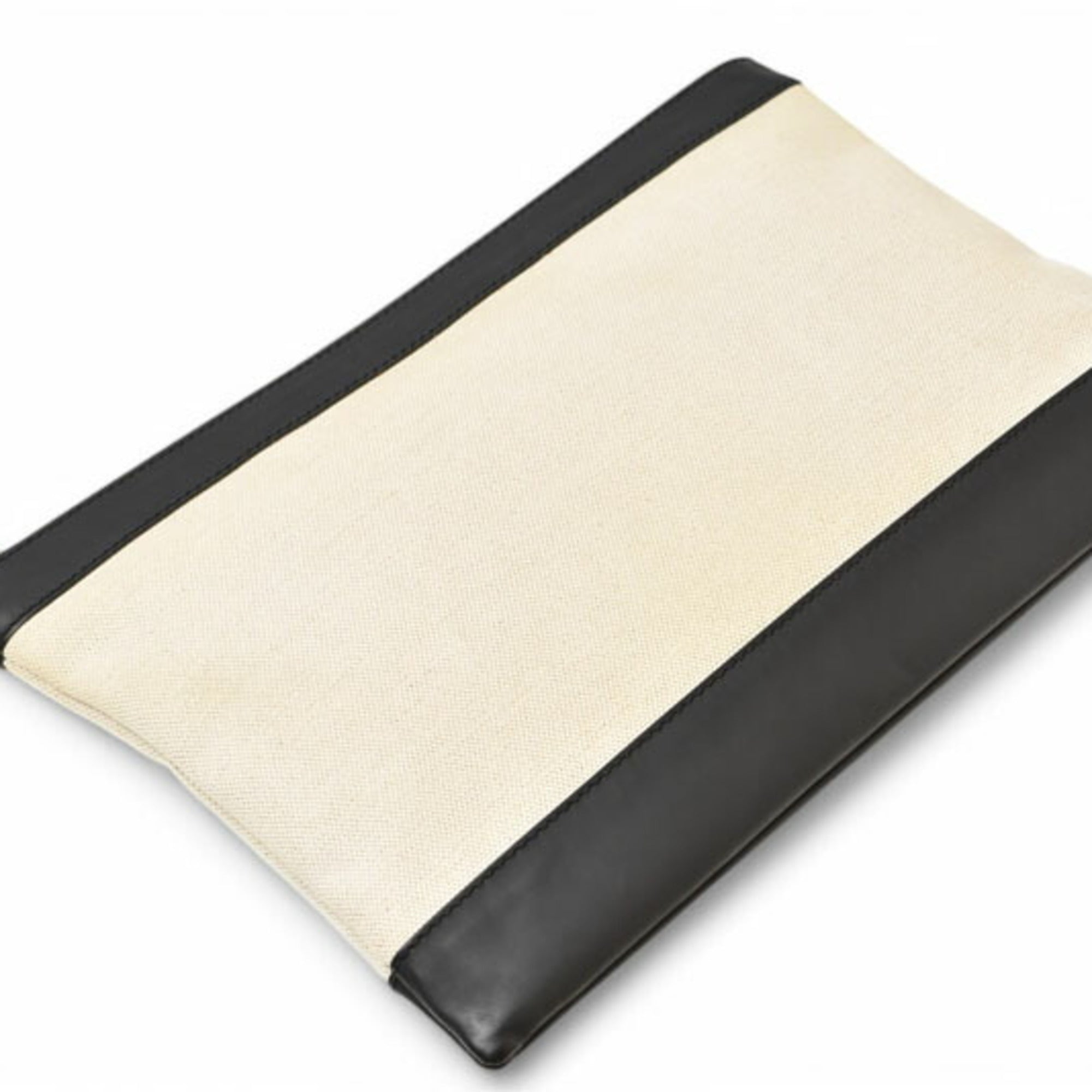 Balenciaga Black Canvas Clutch Bag Pouch (Pre-Owned)