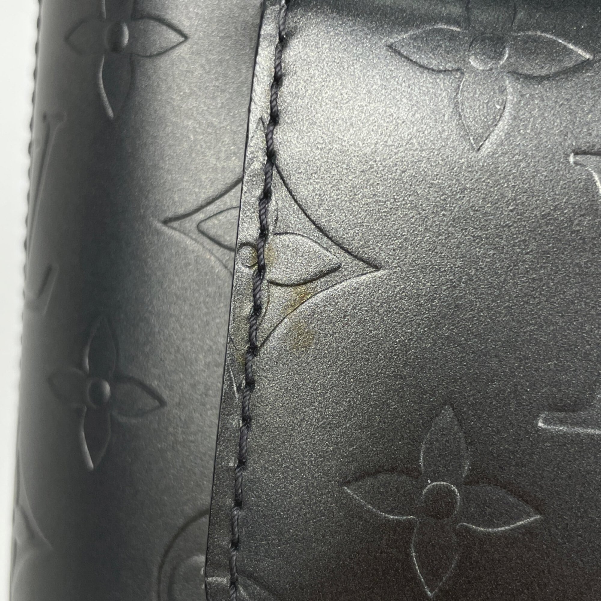 Louis Vuitton Black Noir Monogram Mat Shoulder Bag (Pre-Owned)