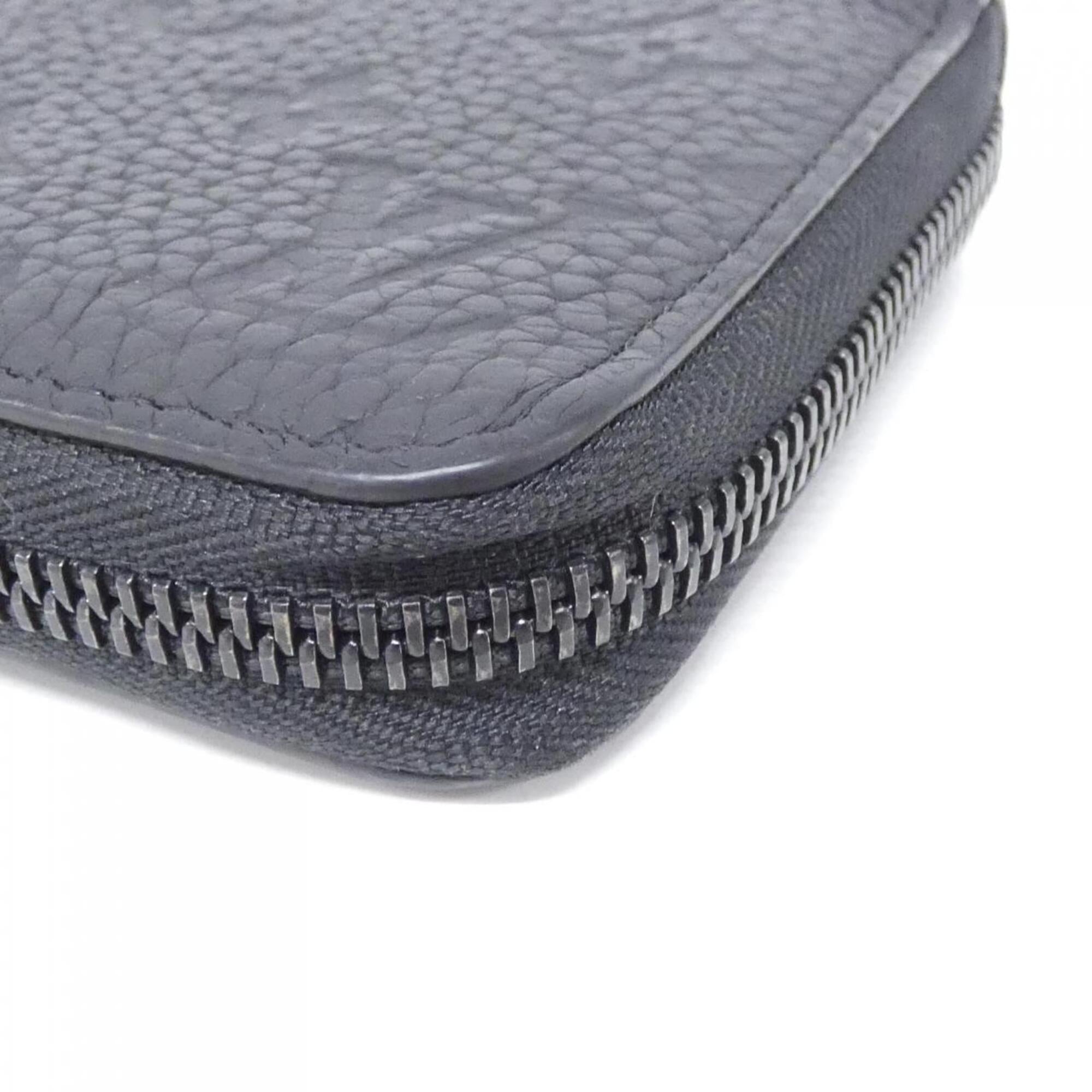 Louis Vuitton Black Monogram Monogram Leather Long Wallet (Bi-Fold) (Pre-Owned)