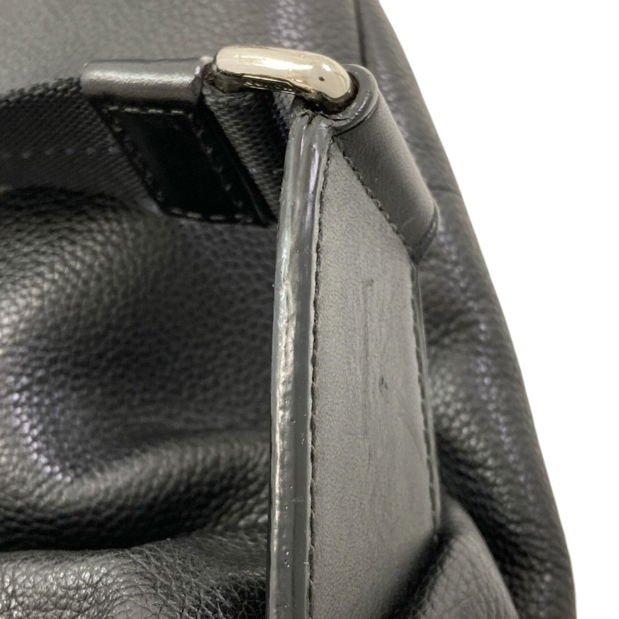 Coach Black Leather Backpack (Pre-Owned)