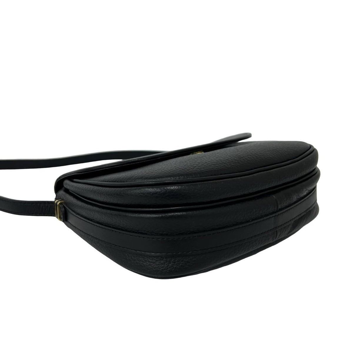 Burberry Black Leather Pochette Shoulder Bag (Pre-Owned)