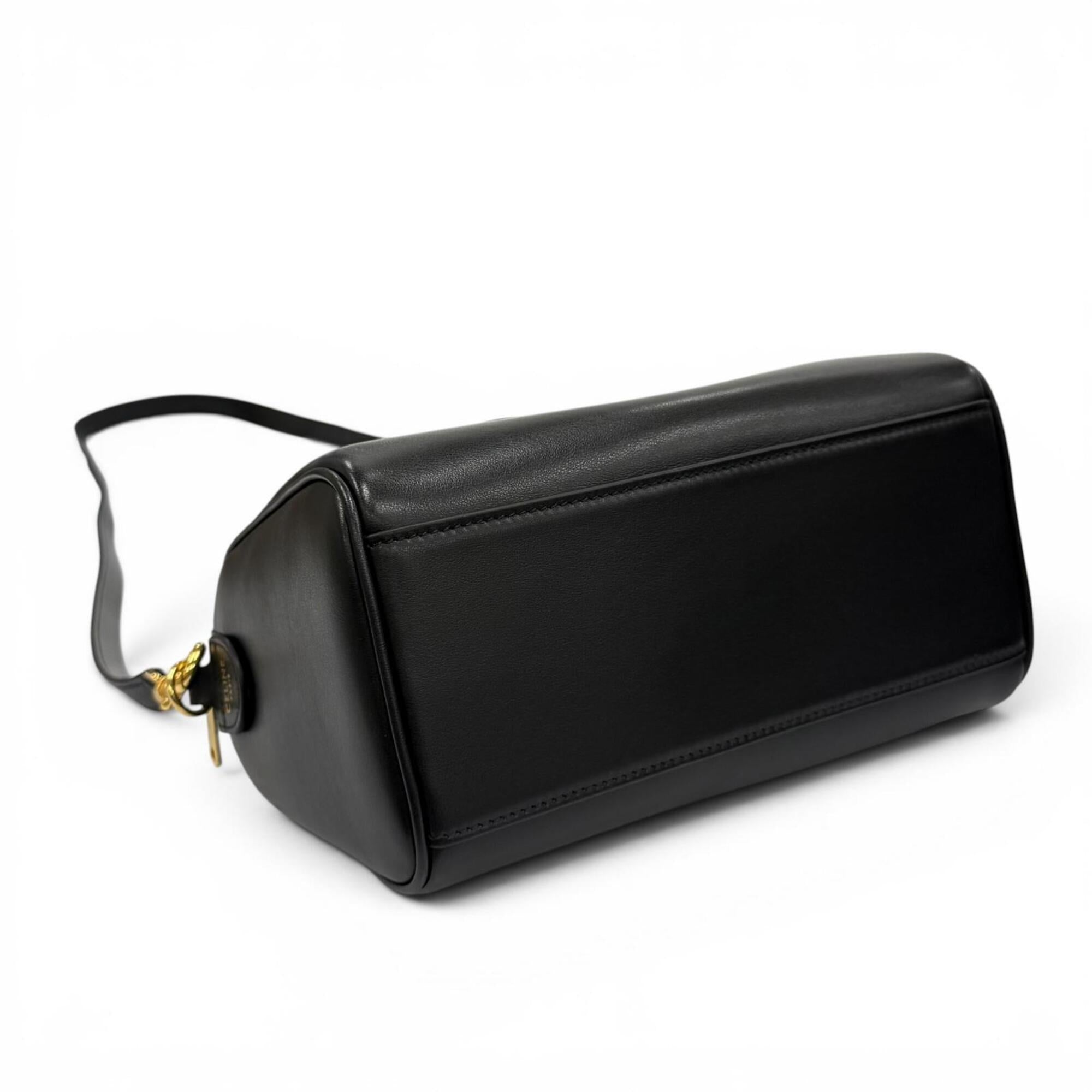 Celine Black Leather Shoulder Bag (Pre-Owned)