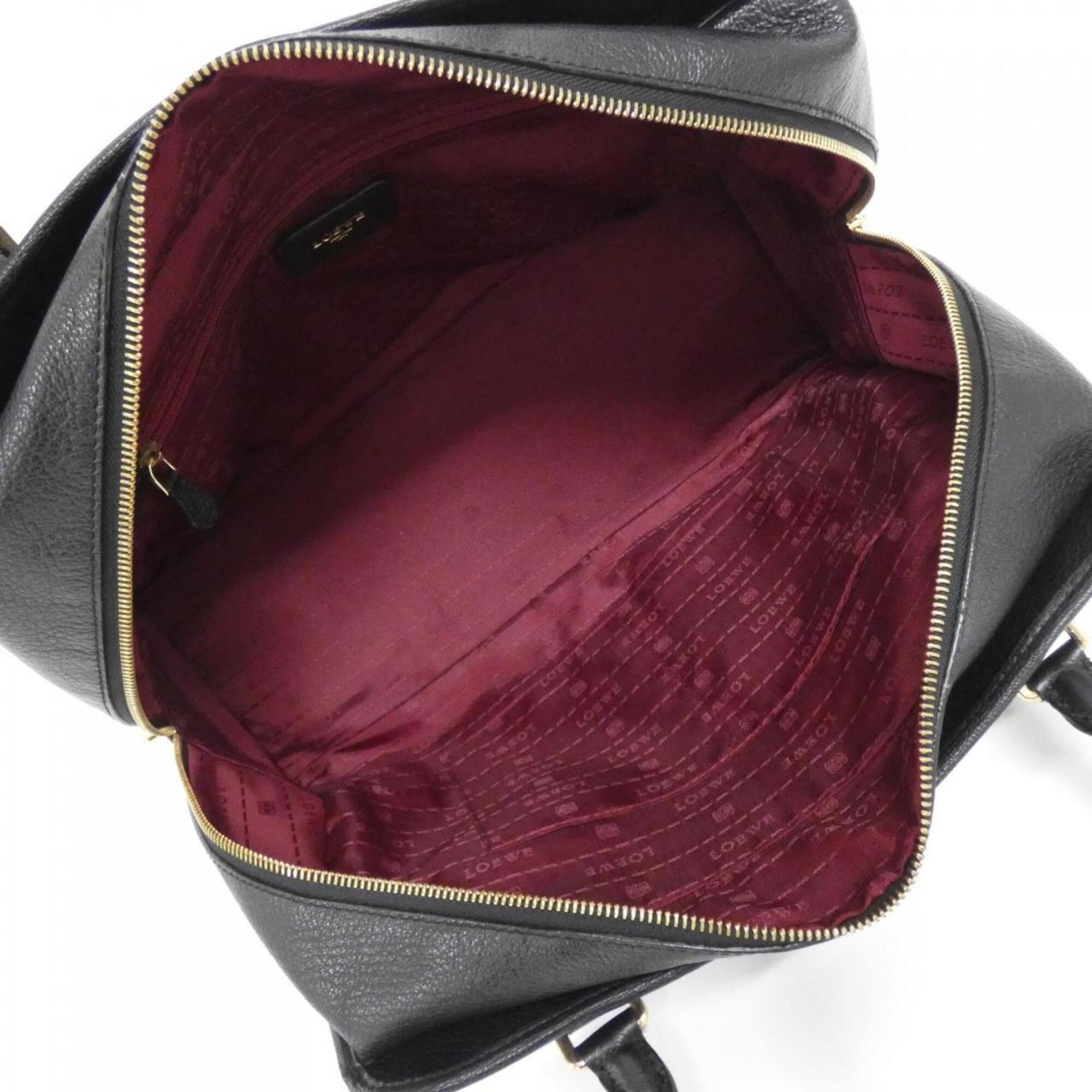 Loewe Black Leather Handbag (Pre-Owned)
