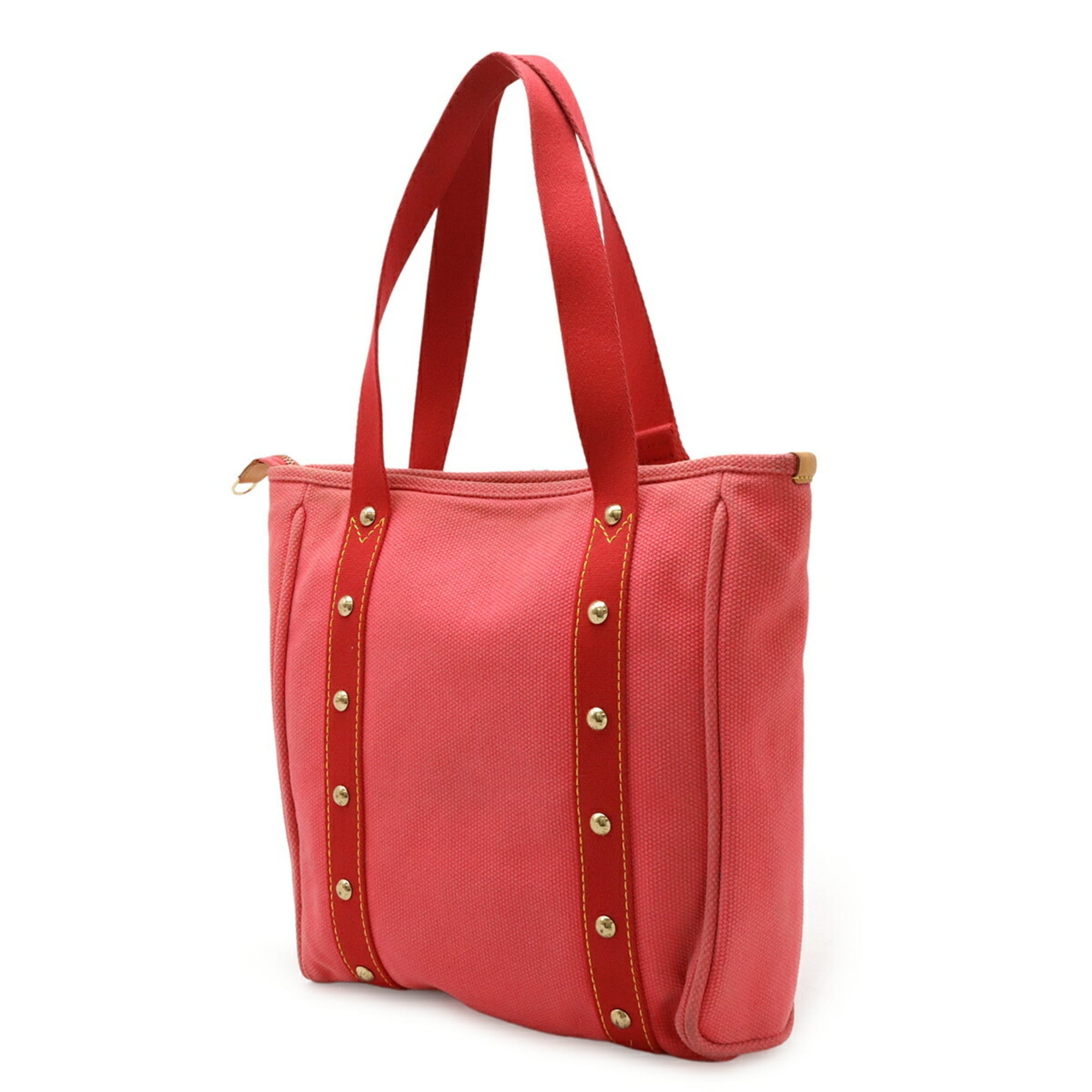 Louis Vuitton Rose Canvas Shoulder Bag Tote Bag (Pre-Owned)
