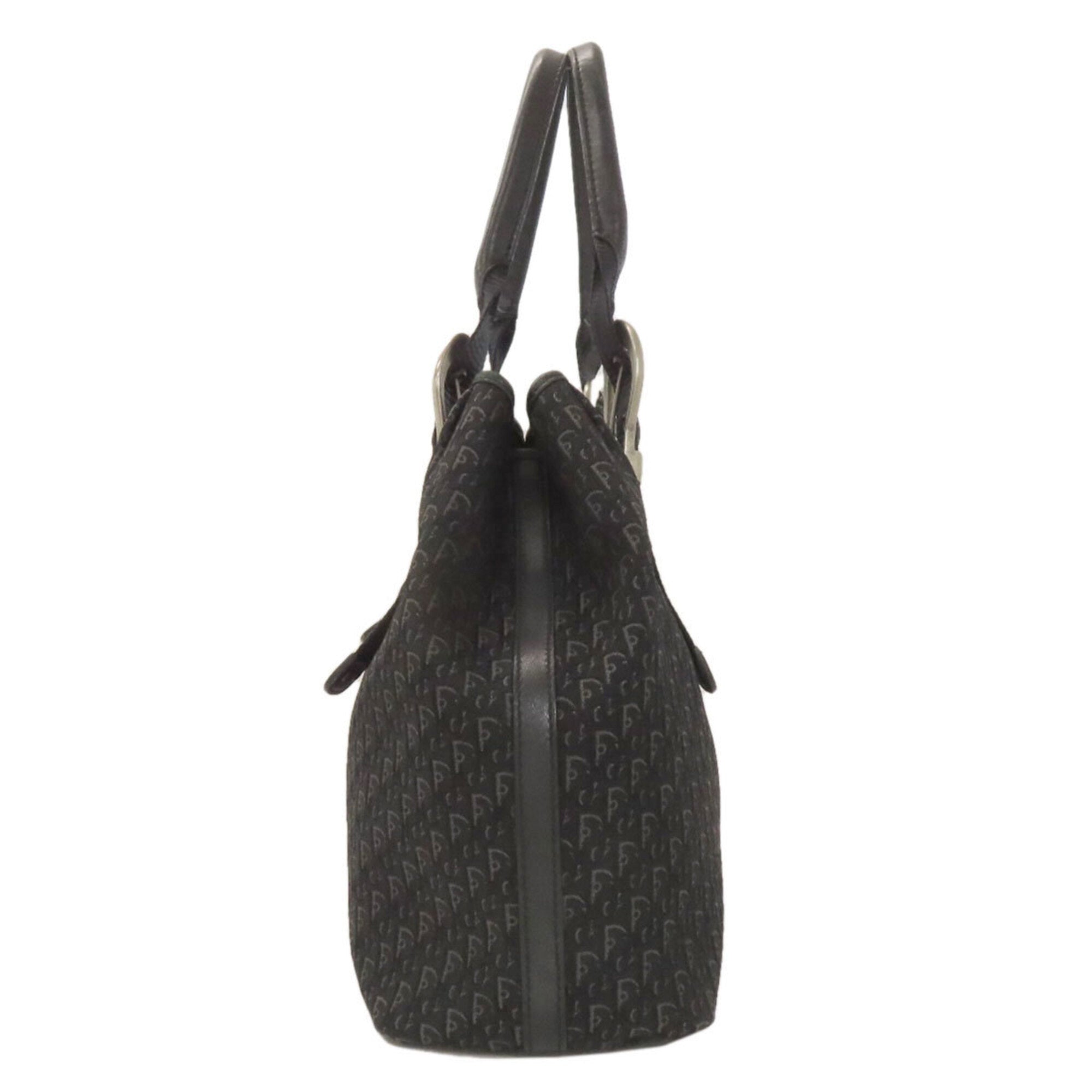 Christian Dior Black Canvas Tote Bag (Pre-Owned)