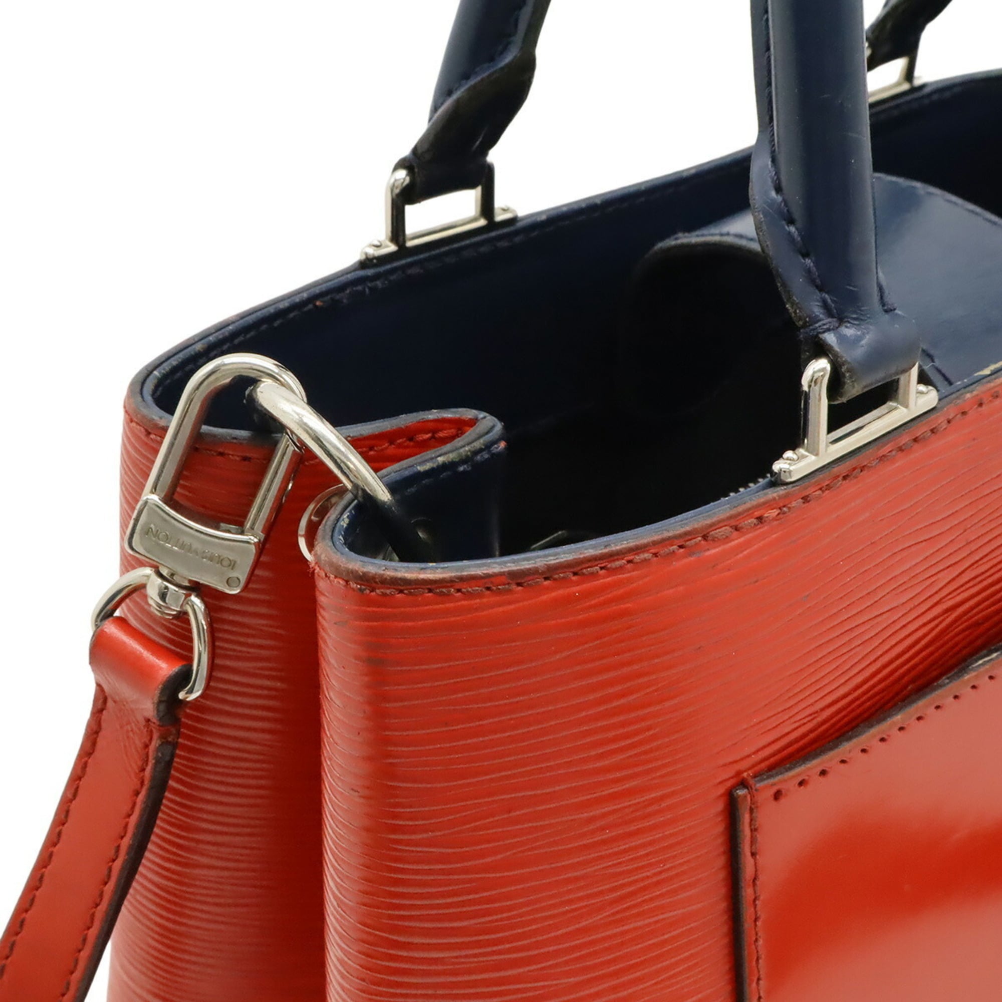 Louis Vuitton Epi Coquelicots Epi Leather Handbag Shoulder Bag (Pre-Owned)