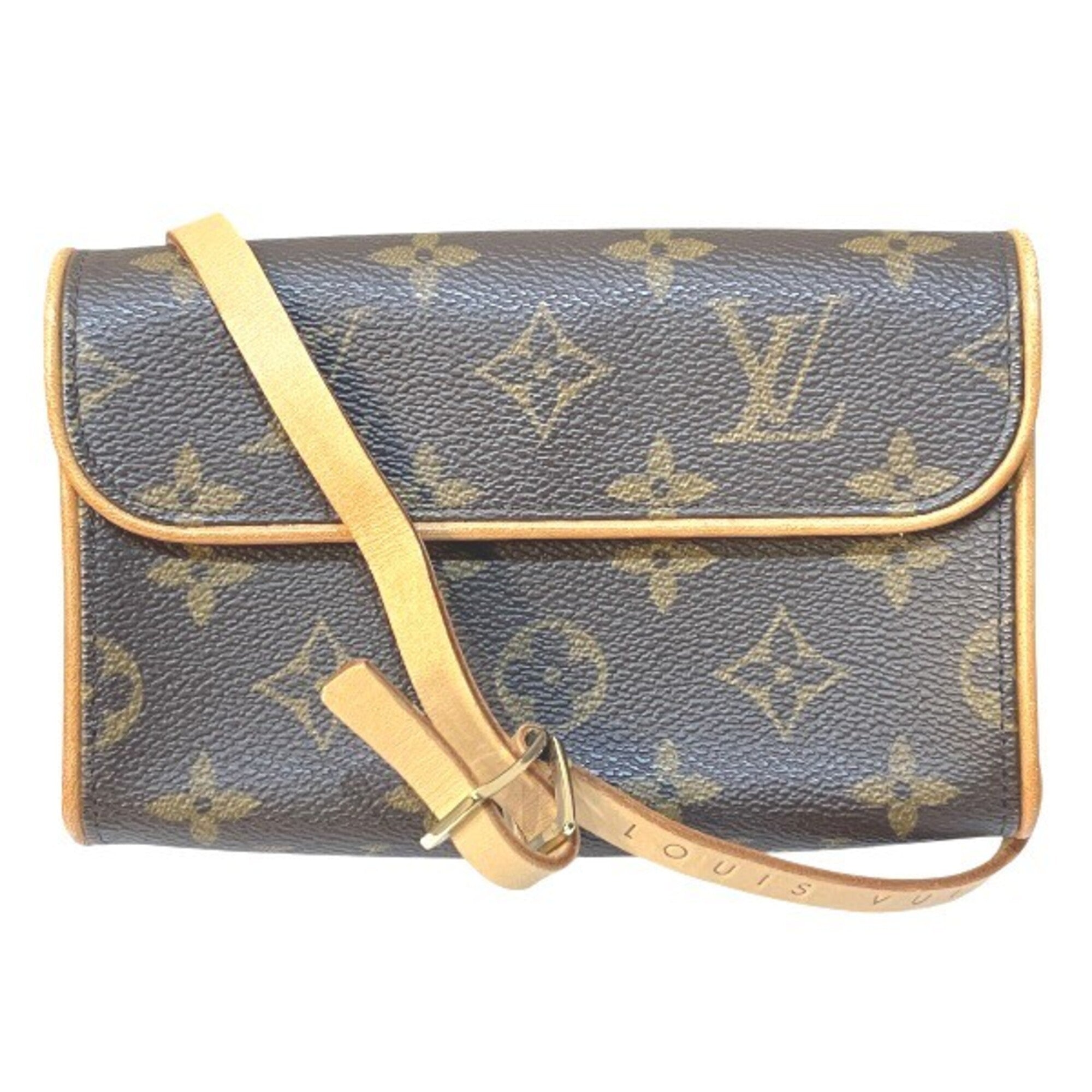 Louis Vuitton Brown Monogram Pochette Shoulder Bag (Pre-Owned)