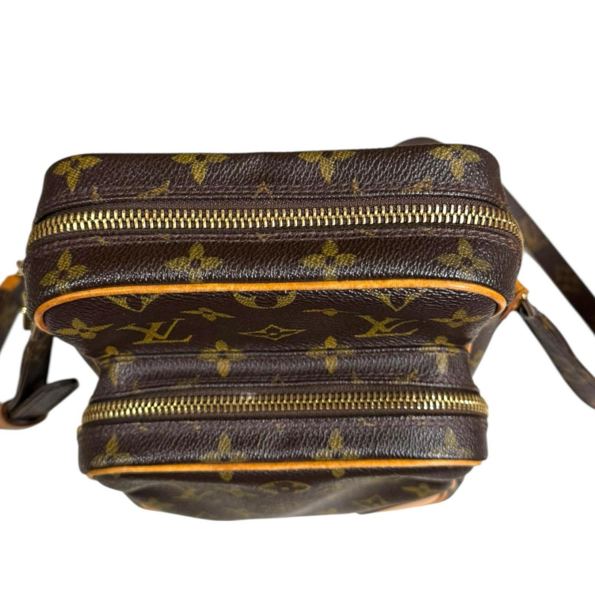 Louis Vuitton Brown Monogram Canvas Shoulder Bag (Pre-Owned)