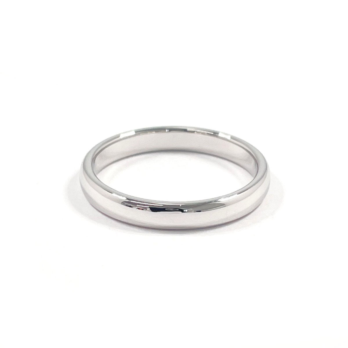 Tiffany Silver Platinum 950 Band Ring (Pre-Owned)