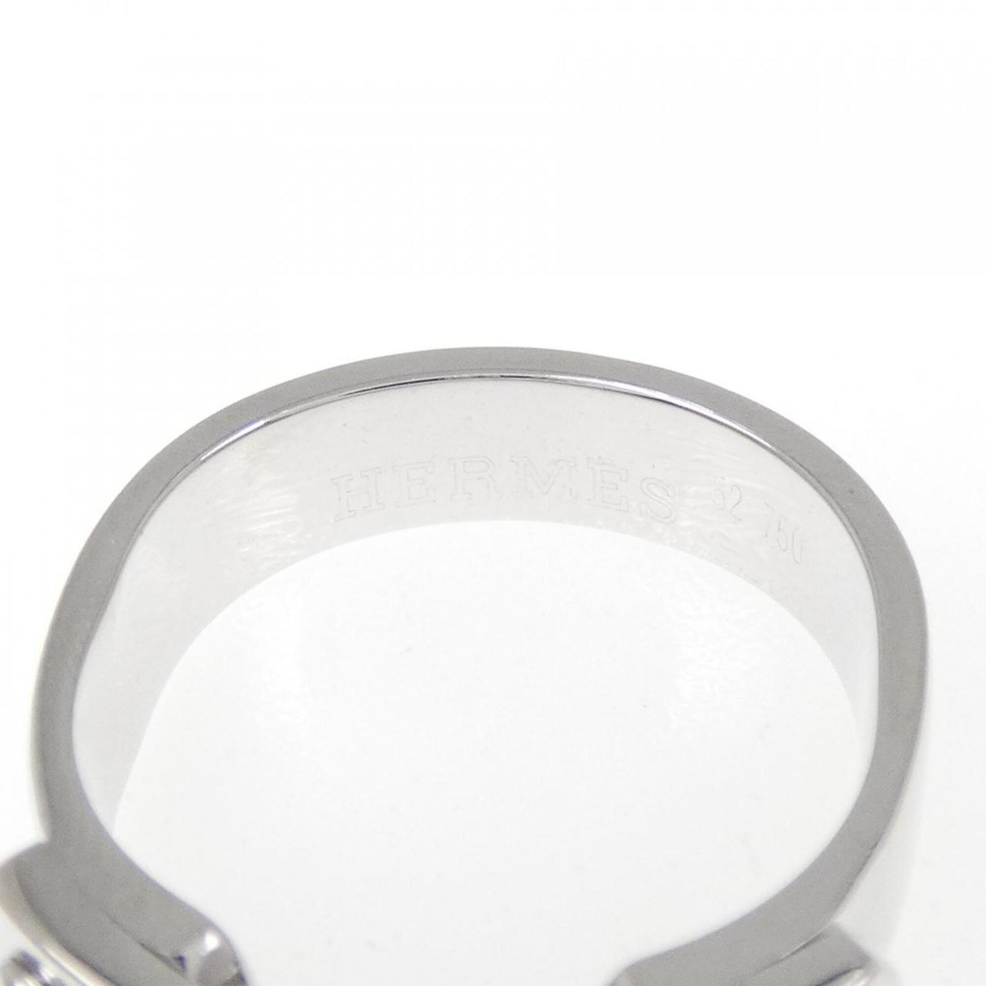 Hermes White Gold (18K) Band Ring (Pre-Owned)