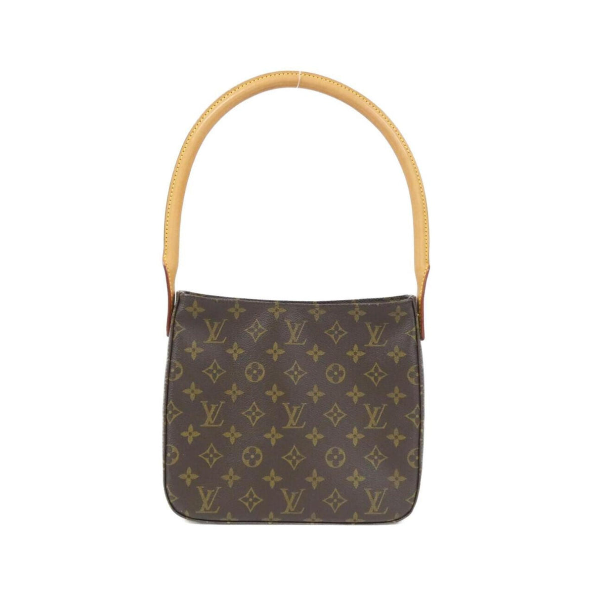 Louis Vuitton Marron Coated Canvas Shoulder Bag (Pre-Owned)