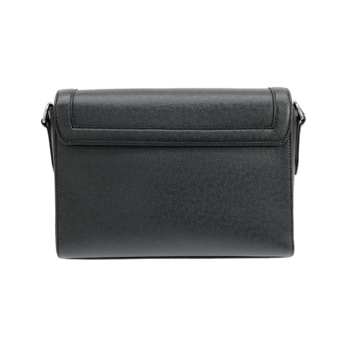 Louis Vuitton Black Leather Shoulder Bag (Pre-Owned)