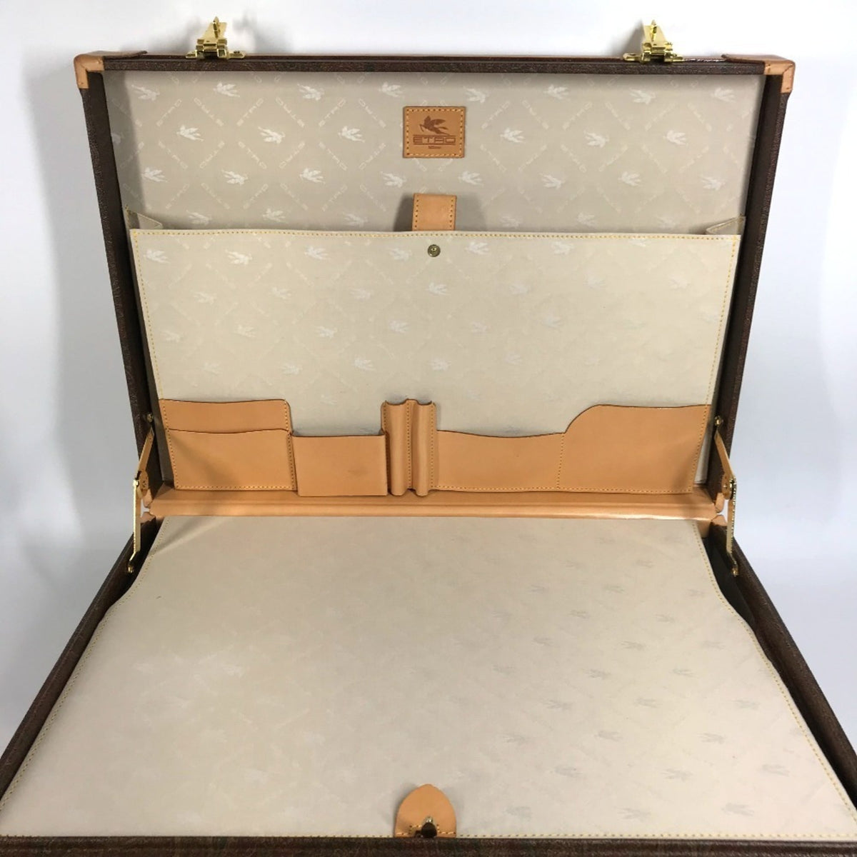 Etro Brown Leather Handbag (Pre-Owned)