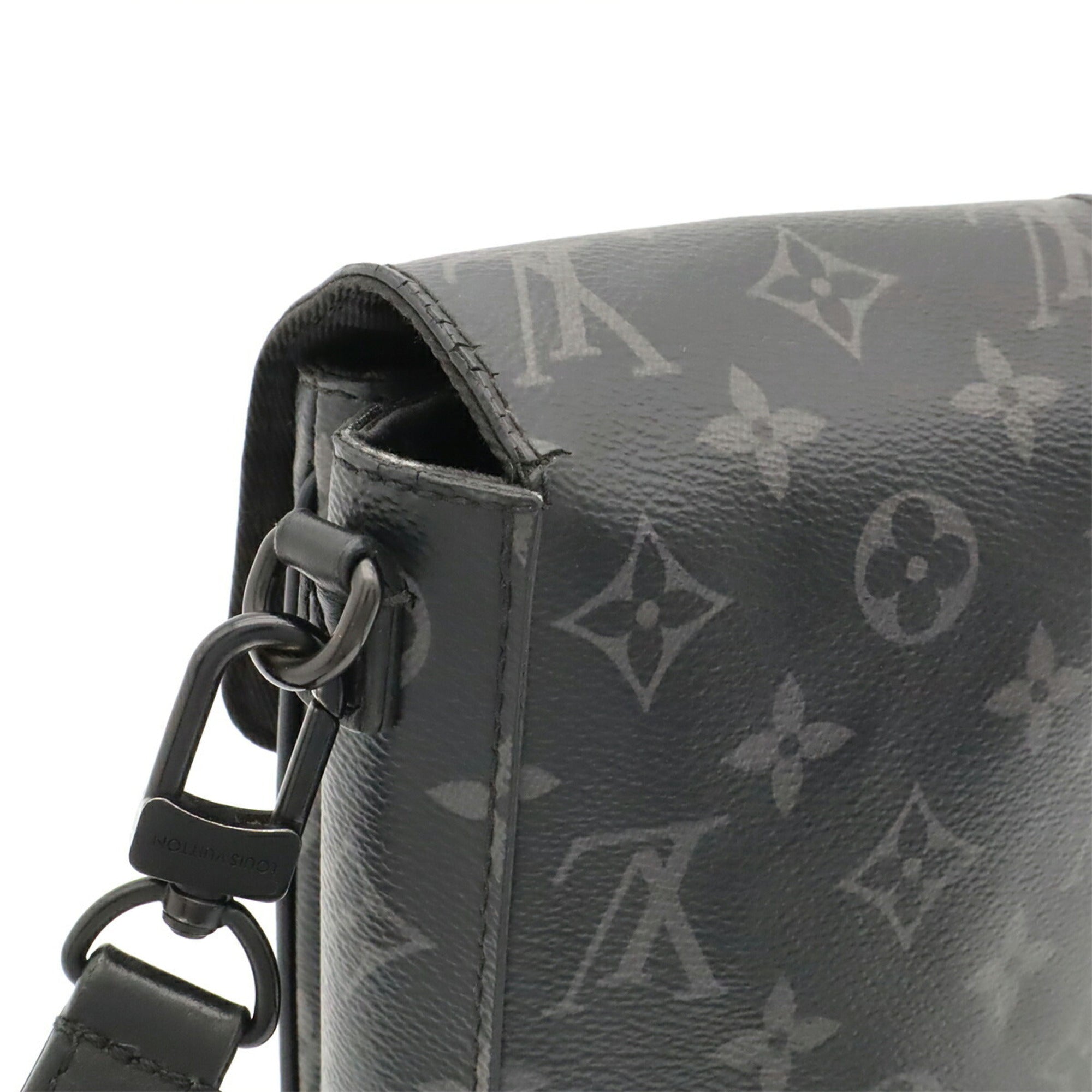 Louis Vuitton Black Gray Monogram Eclipse Monogram Eclipse Shoulder Bag (Pre-Owned)